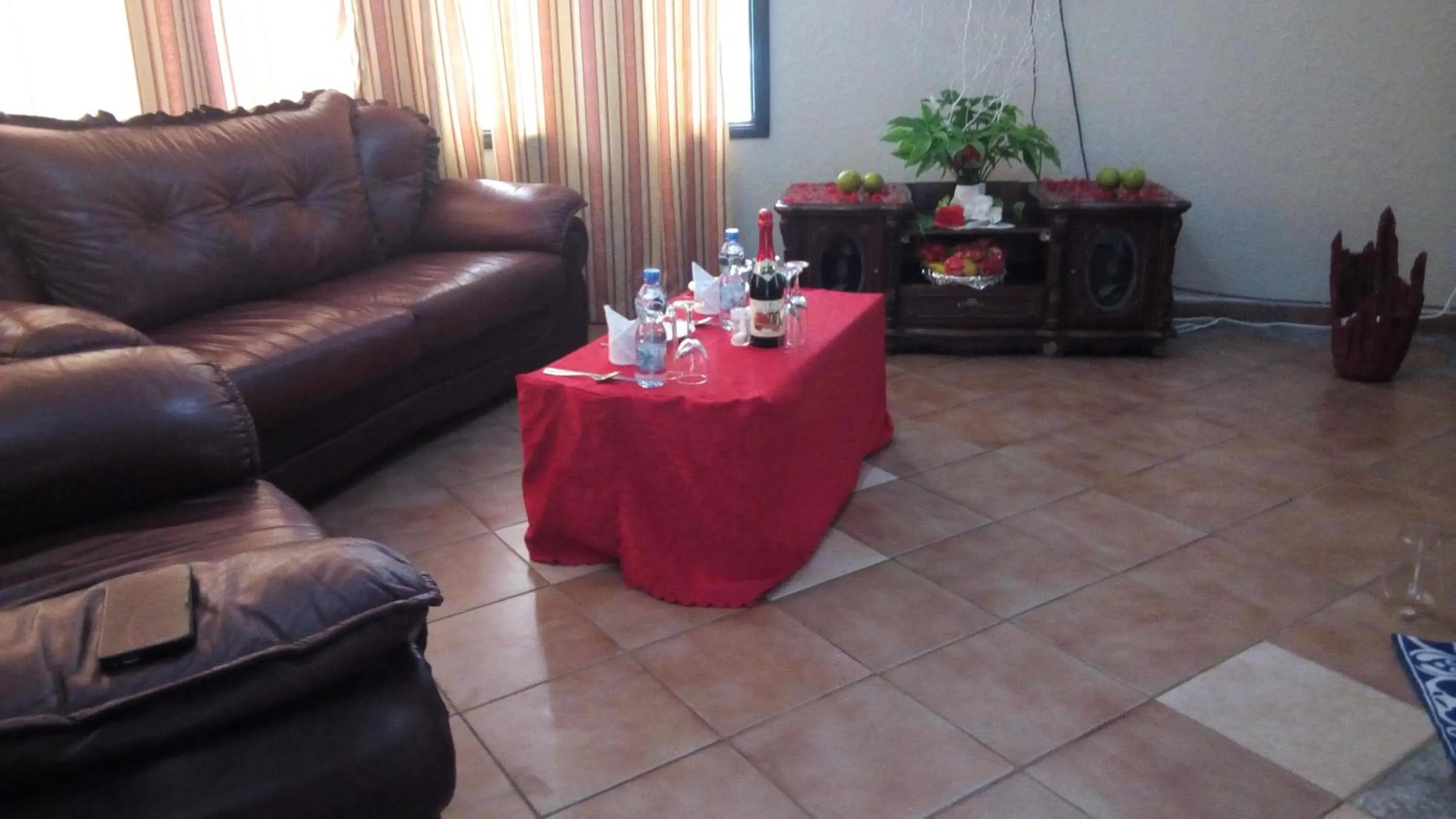 Seating Area in Serene Hotel