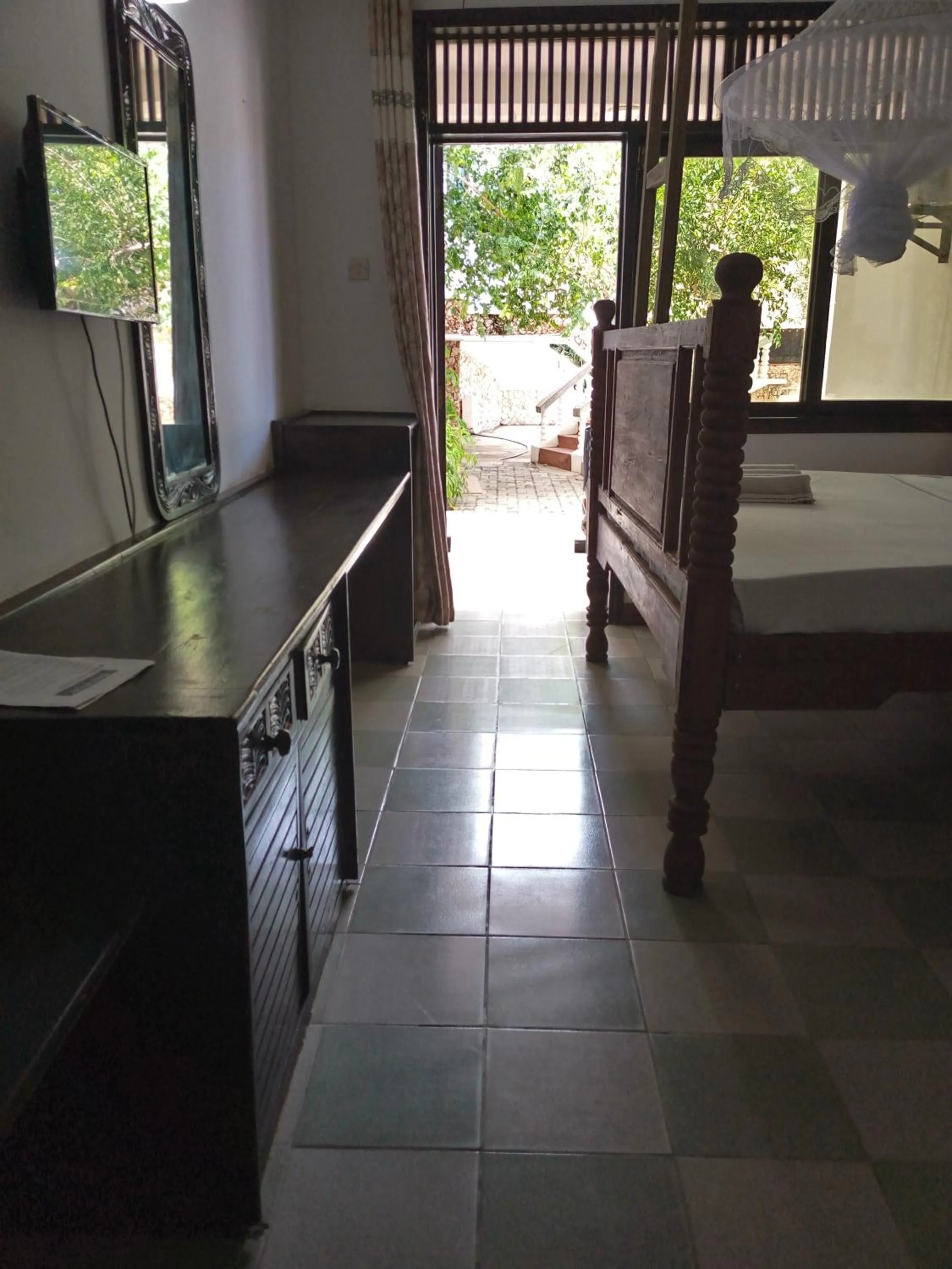 Inner courtyard view in Serene Hotel