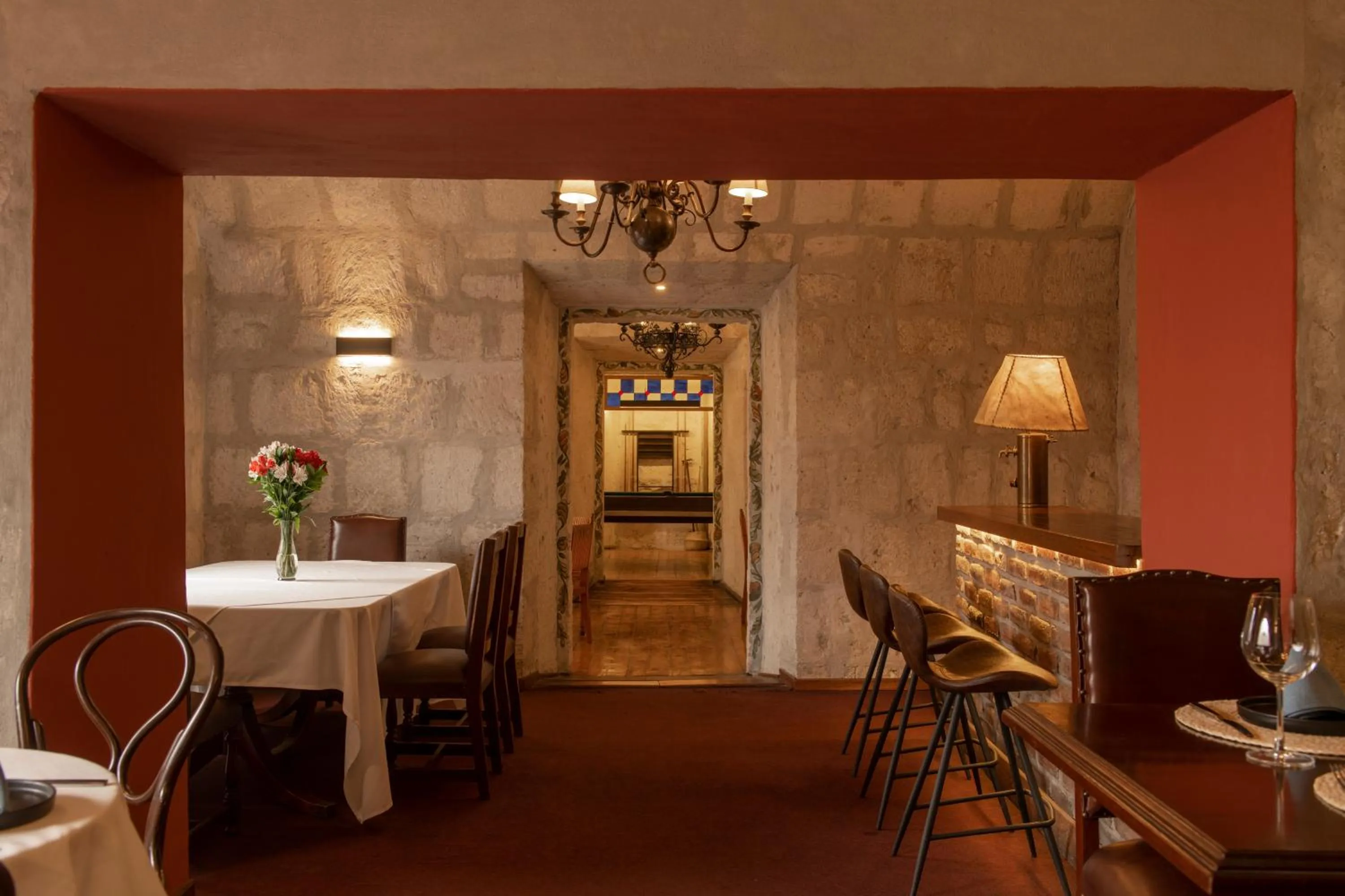 Restaurant/places to eat in La Hostería Boutique Hotel