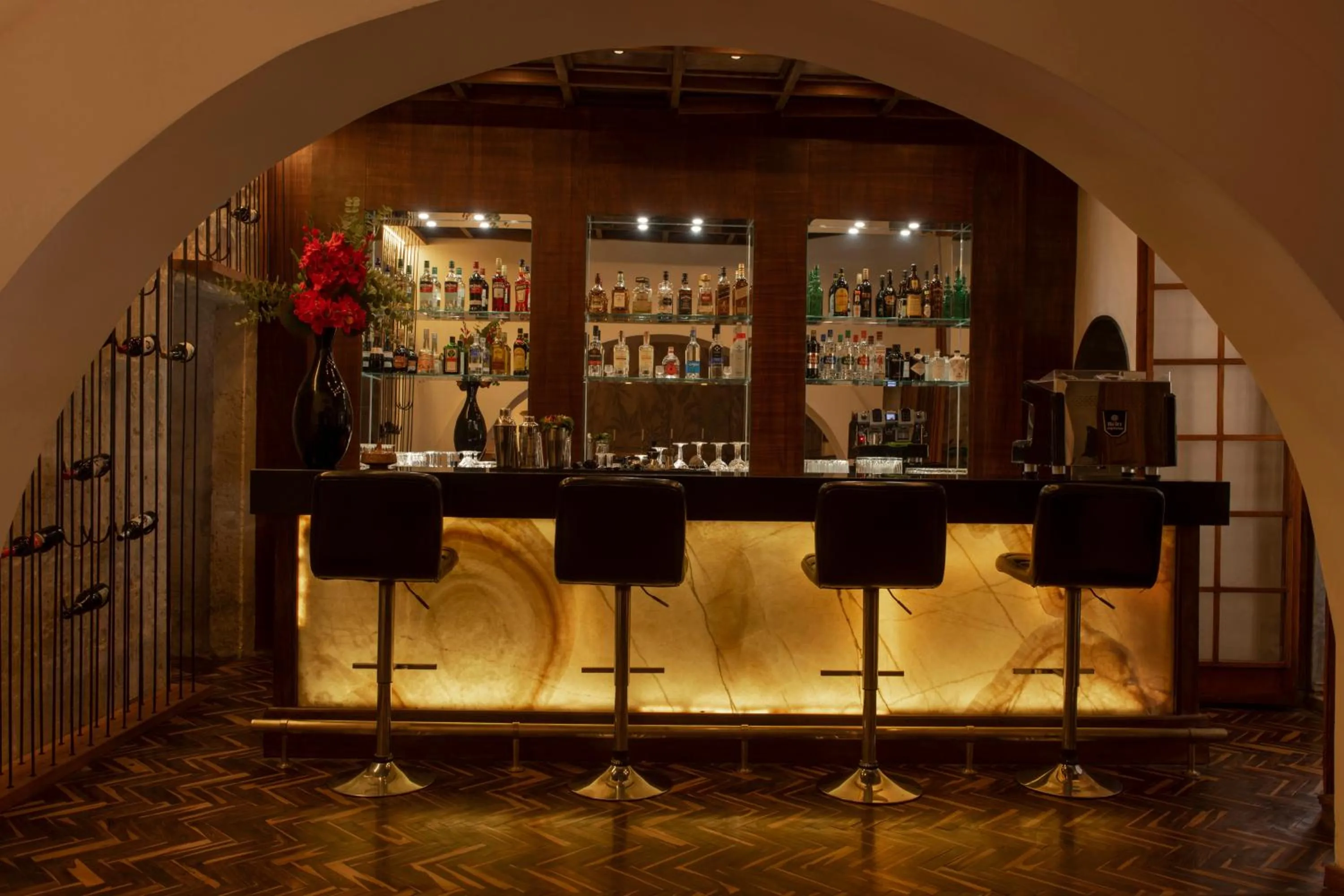 Lounge or bar in La Hostería Boutique Hotel