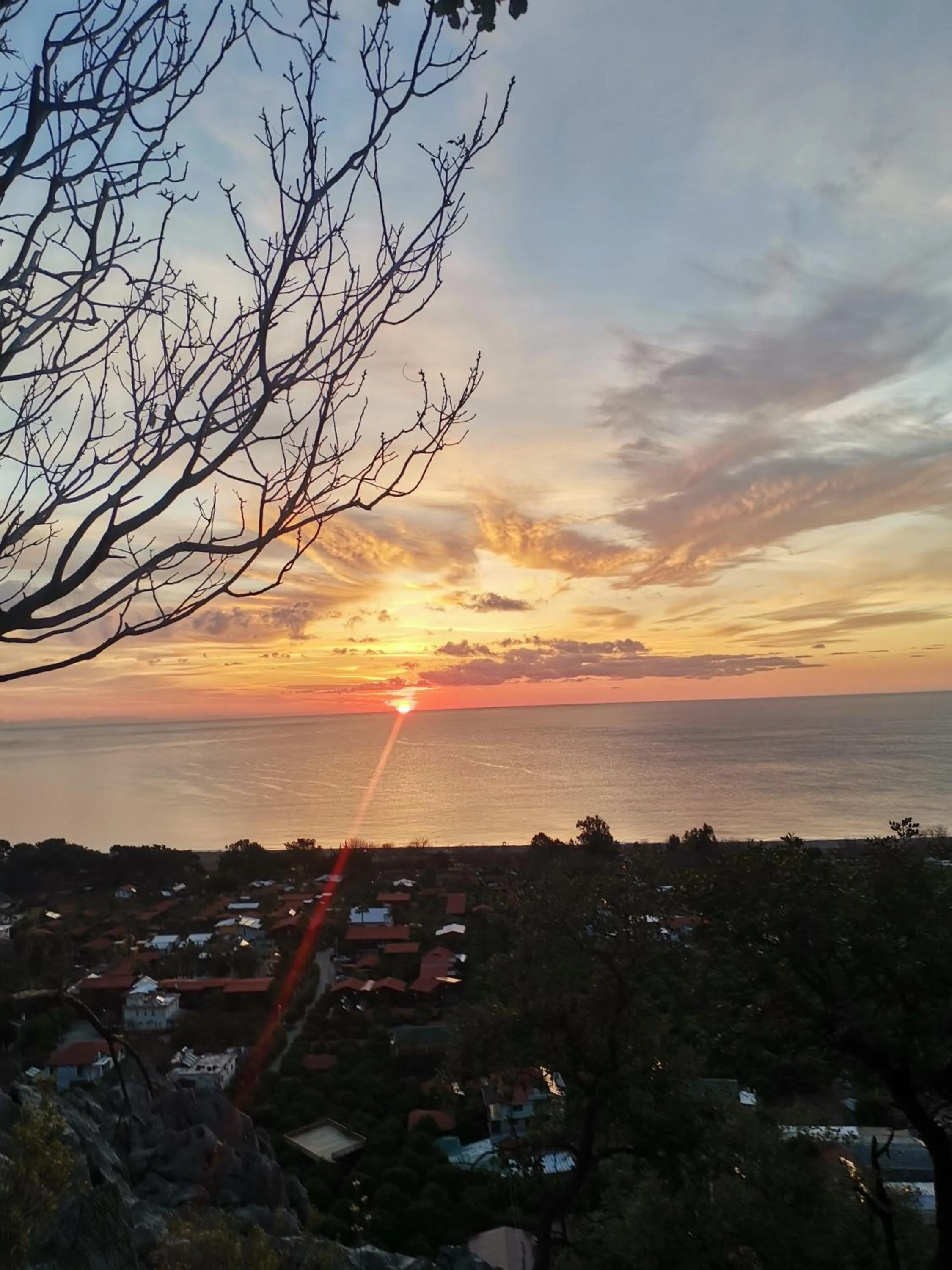 Sunrise in Village Garden Pansiyon