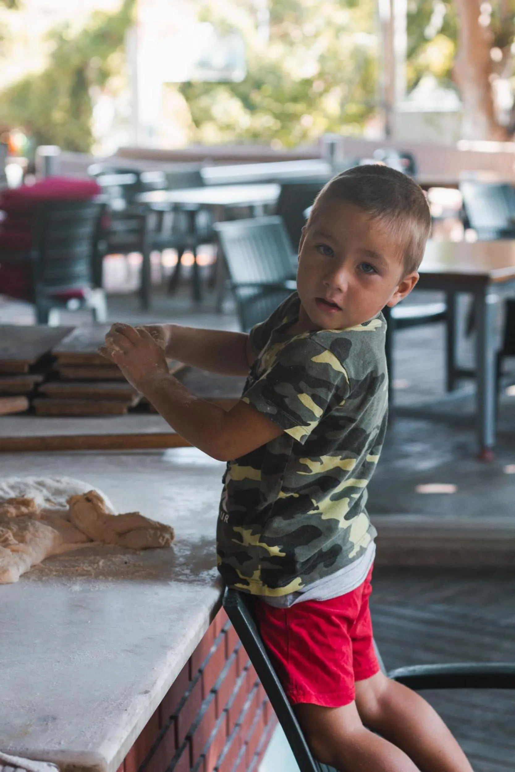 young children in Village Garden Pansiyon