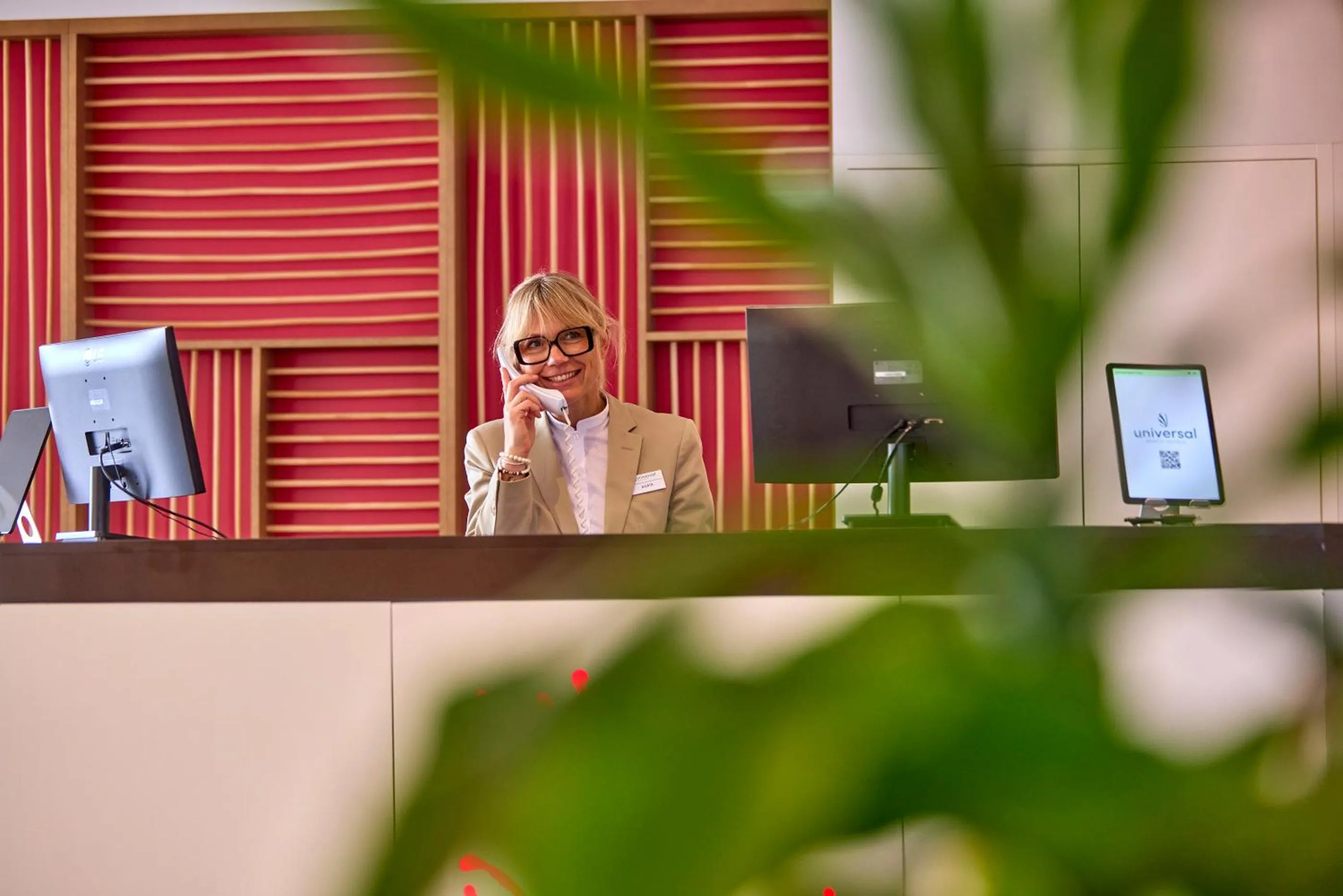 Lobby or reception in Universal Hotel Perla