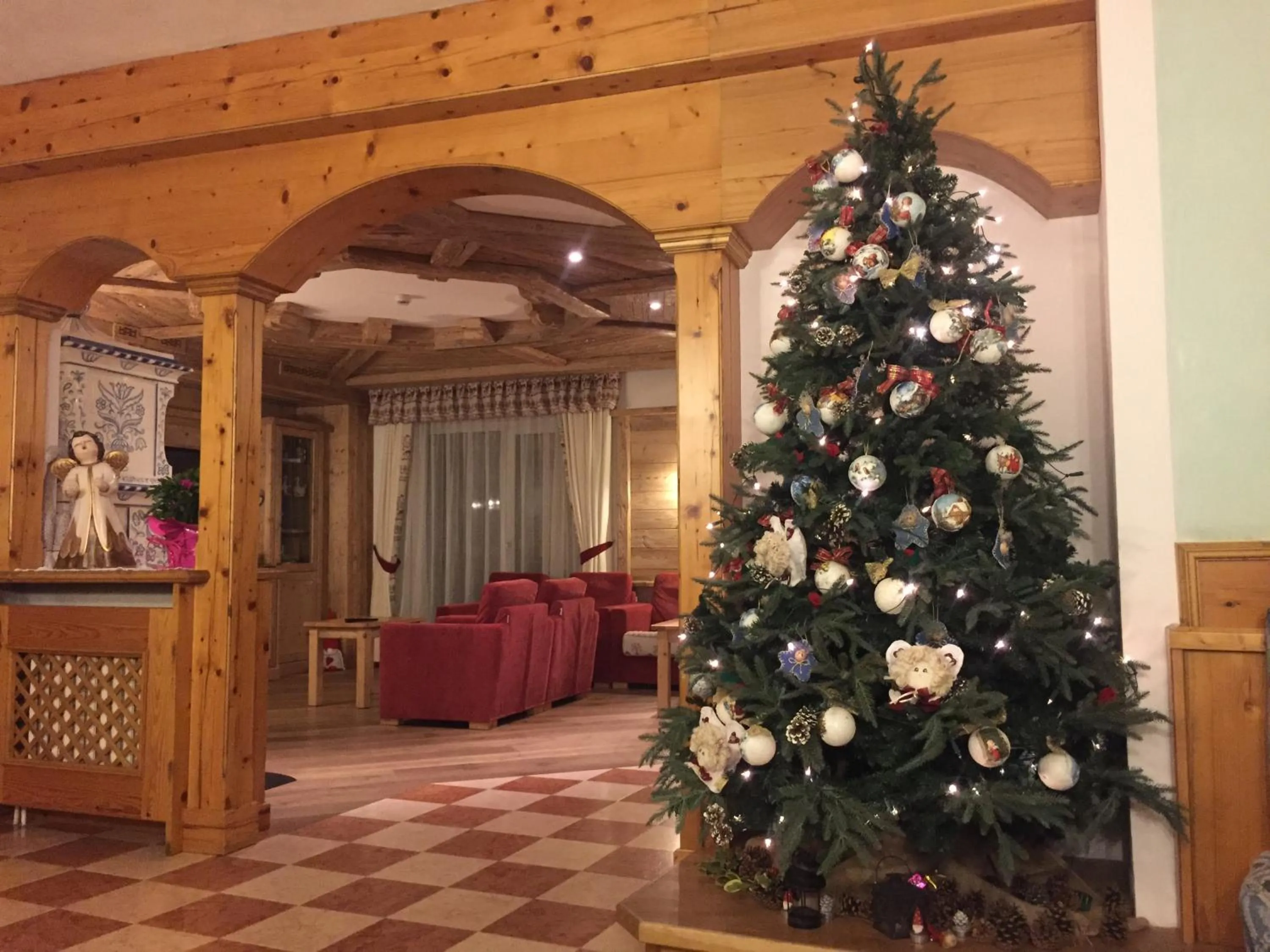 Communal lounge/ TV room in Hotel Centrale