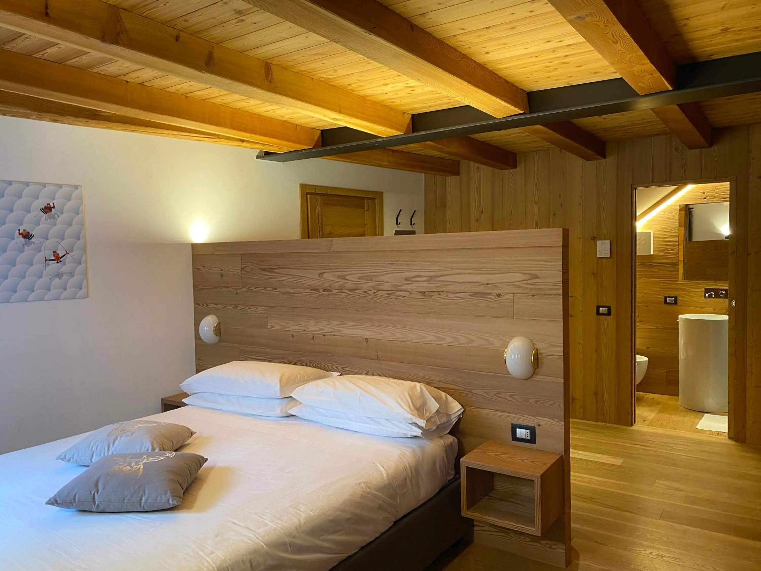 Bedroom, Bed in Hotel Centrale