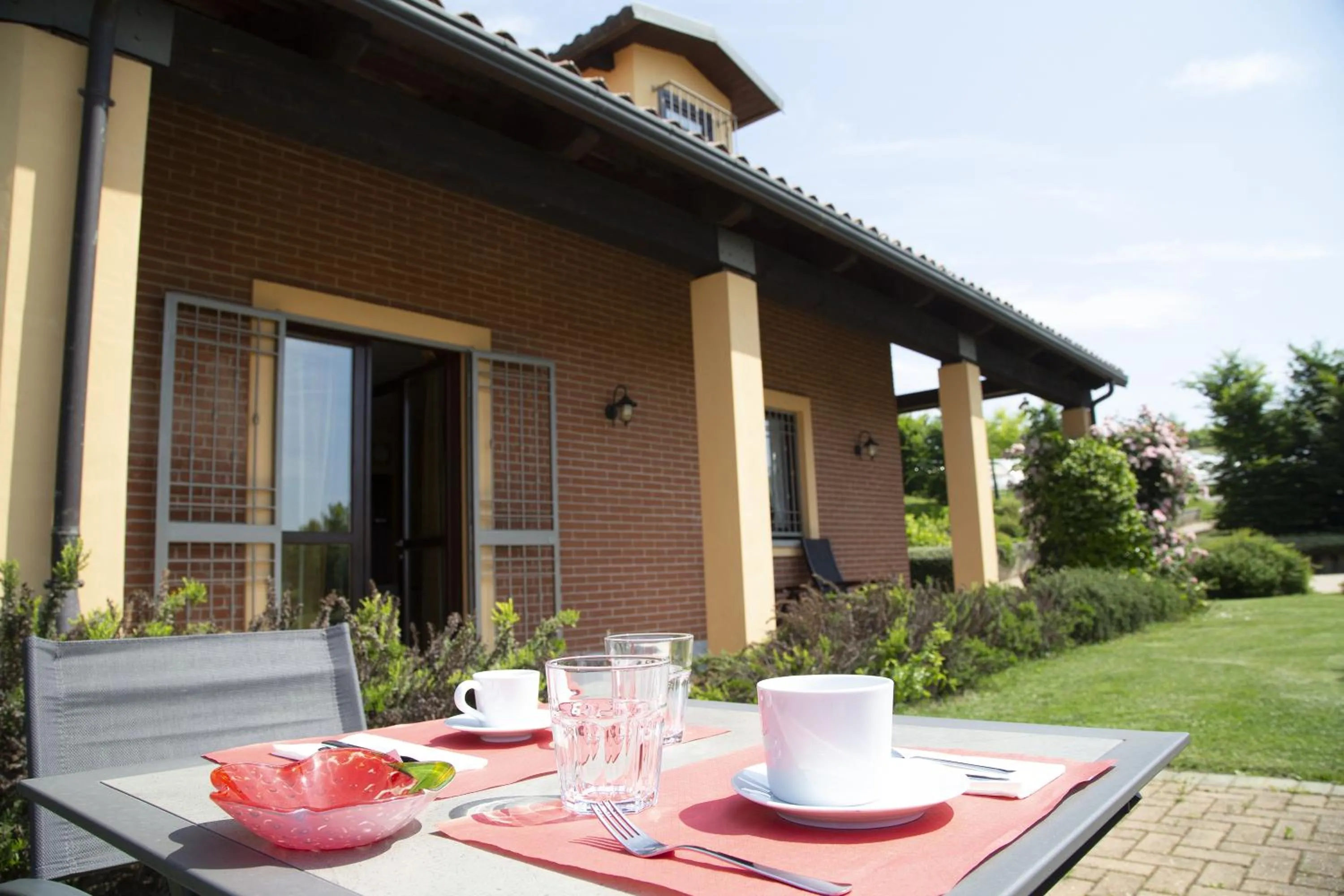 Garden in B&B La Frola