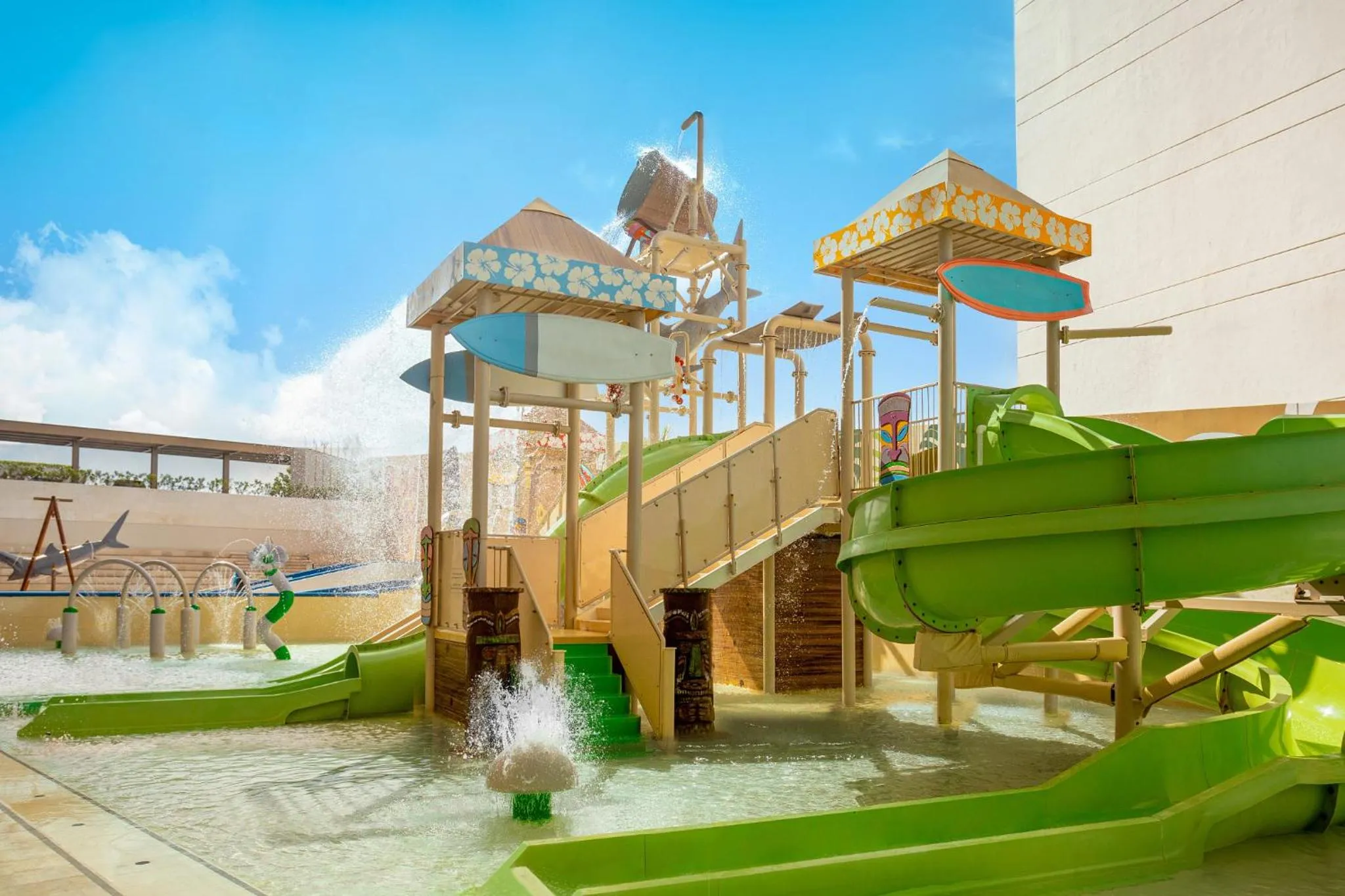 Aqua park in Dreams Vista Cancun Golf & Spa Resort - All Inclusive