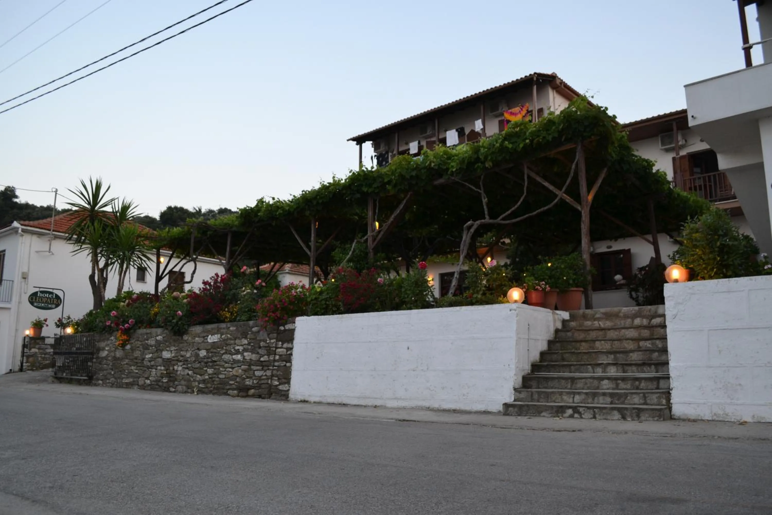 Facade/entrance in Hotel Cleopatra
