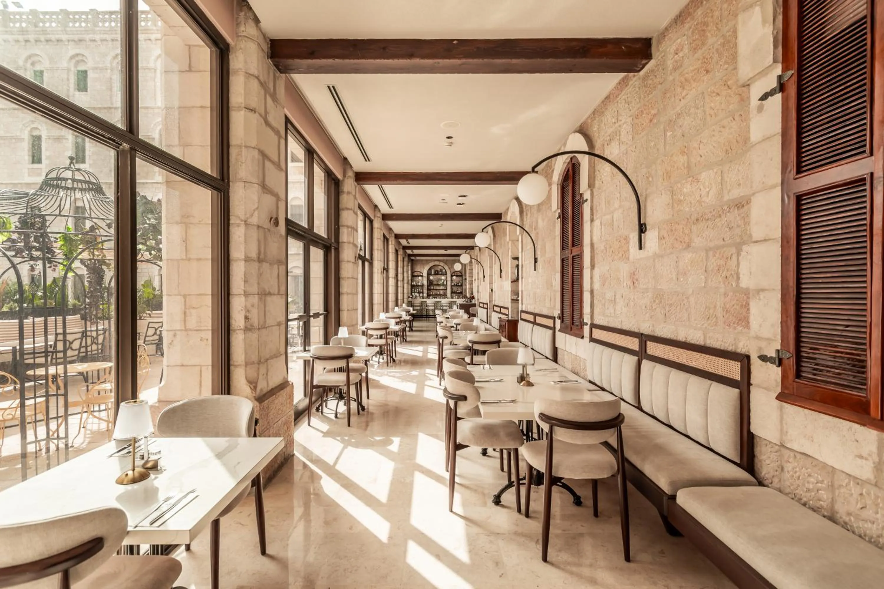 Restaurant/places to eat in Notre Dame of Jerusalem Center