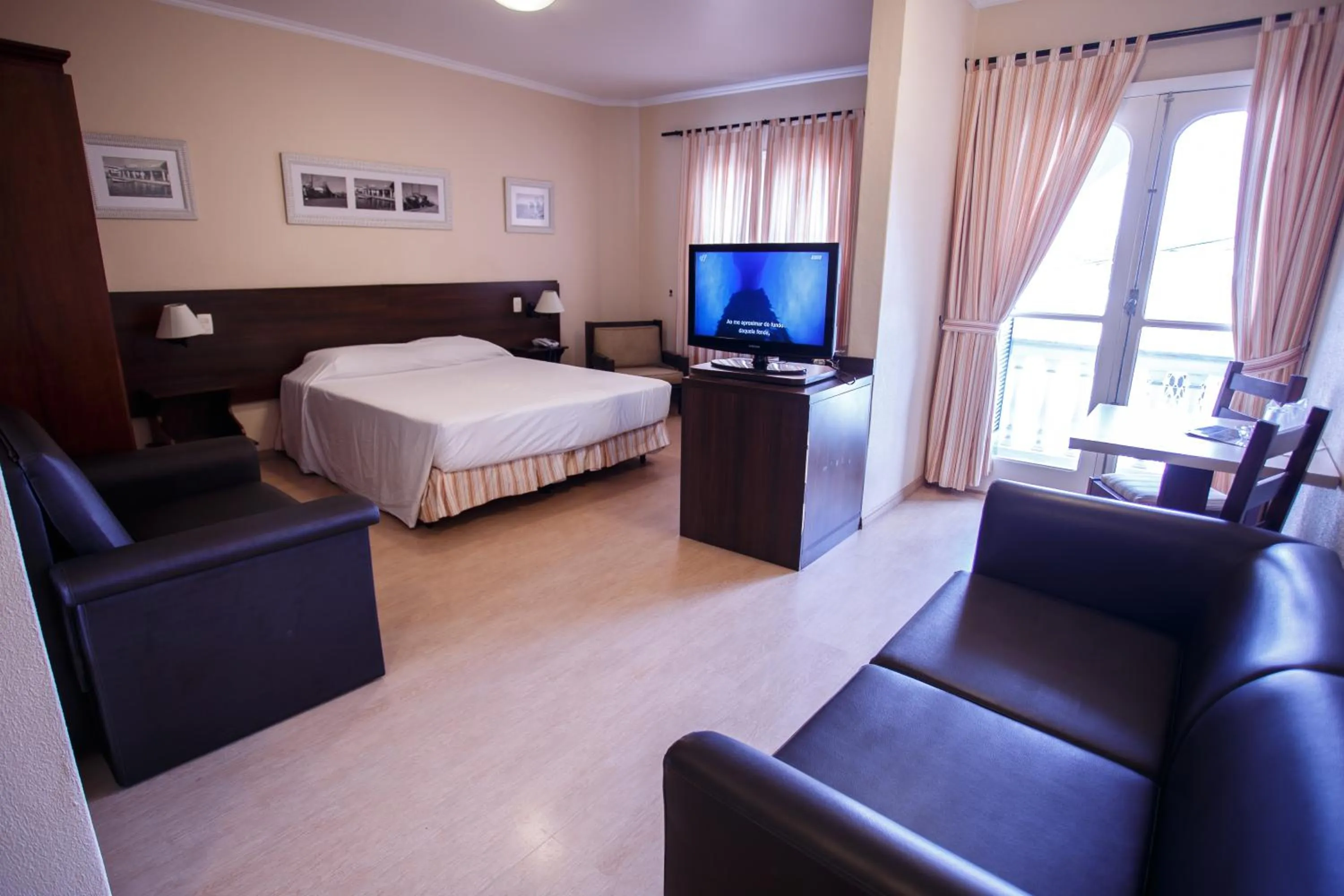 Bed in Hotel Atlântico Praia Cassino Rio Grande