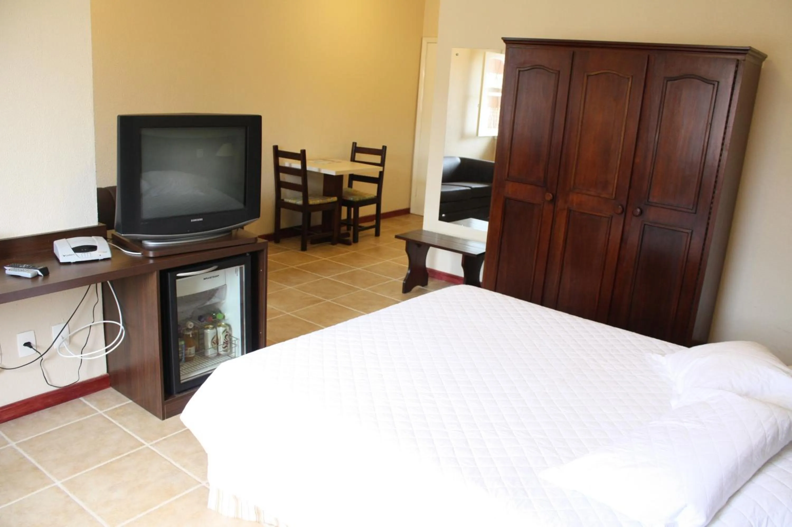 Bedroom, Bed in Hotel Atlântico Praia Cassino Rio Grande