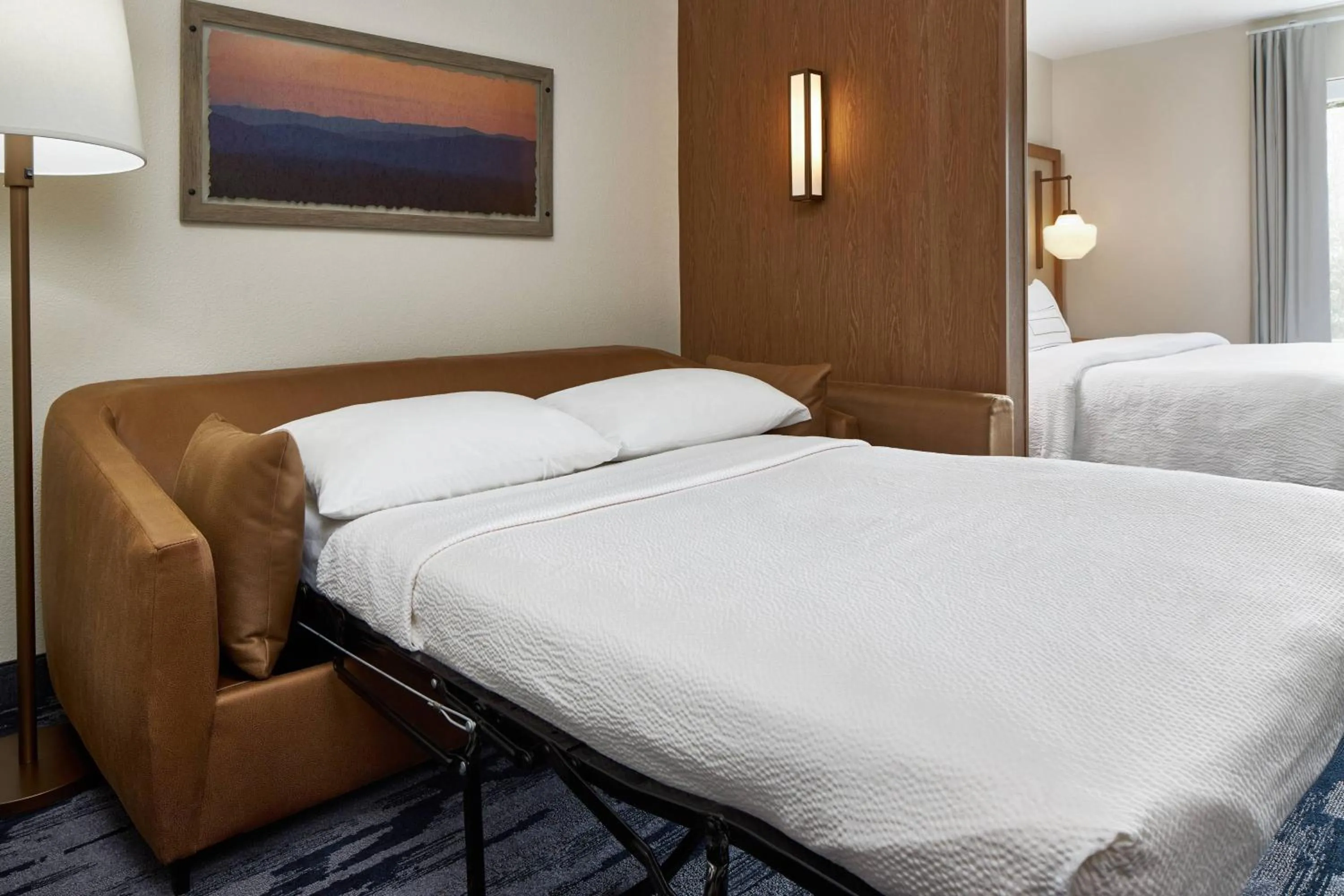 Bedroom, Bed in Fairfield Inn & Suites by Marriott Virginia Beach/Norfolk Airport