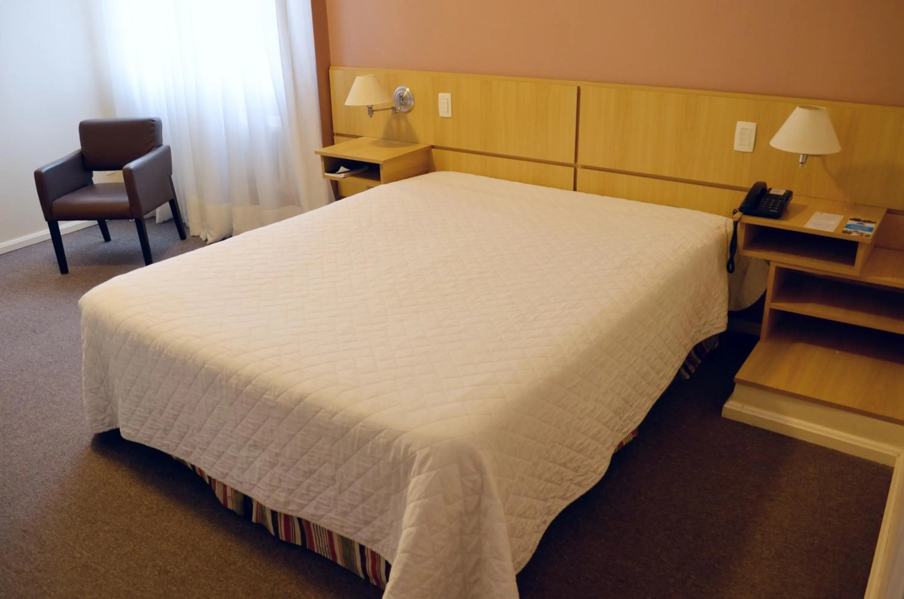 Bed in Hotel Atlantico Rio Grande