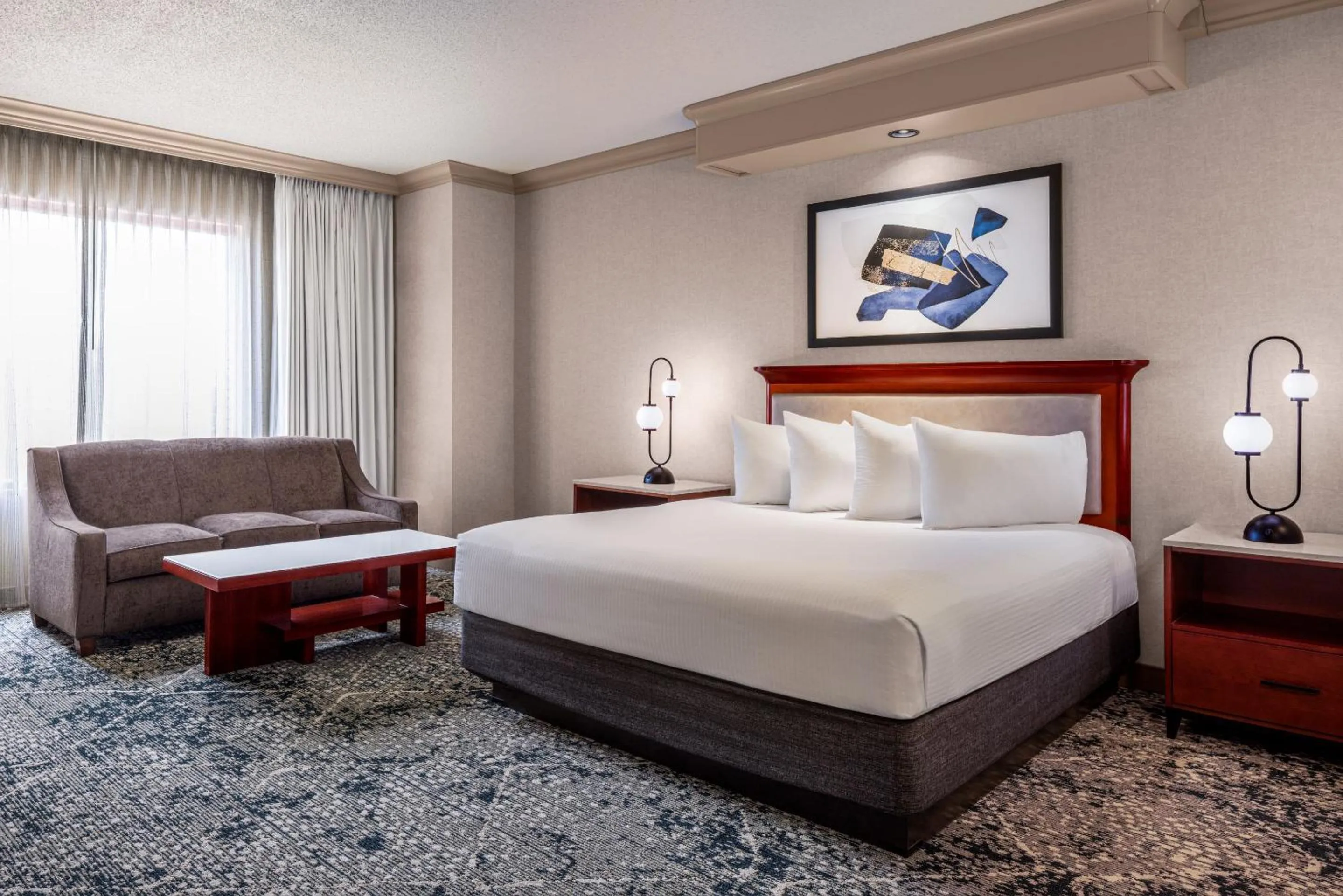Bed in Harrah's Joliet, A Caesars Destination