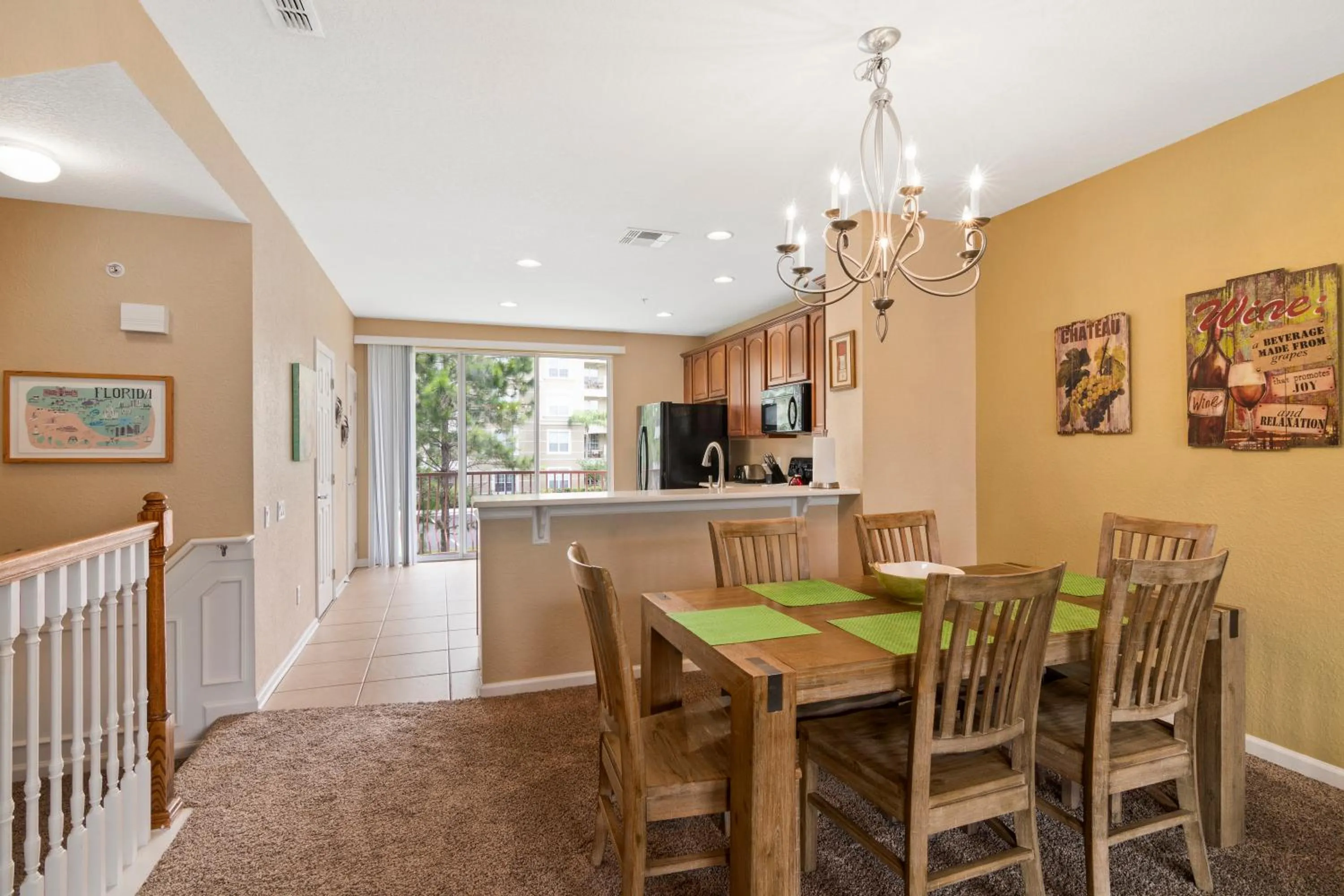 Kitchen or kitchenette in Orlando Resort Rentals at Universal Boulevard