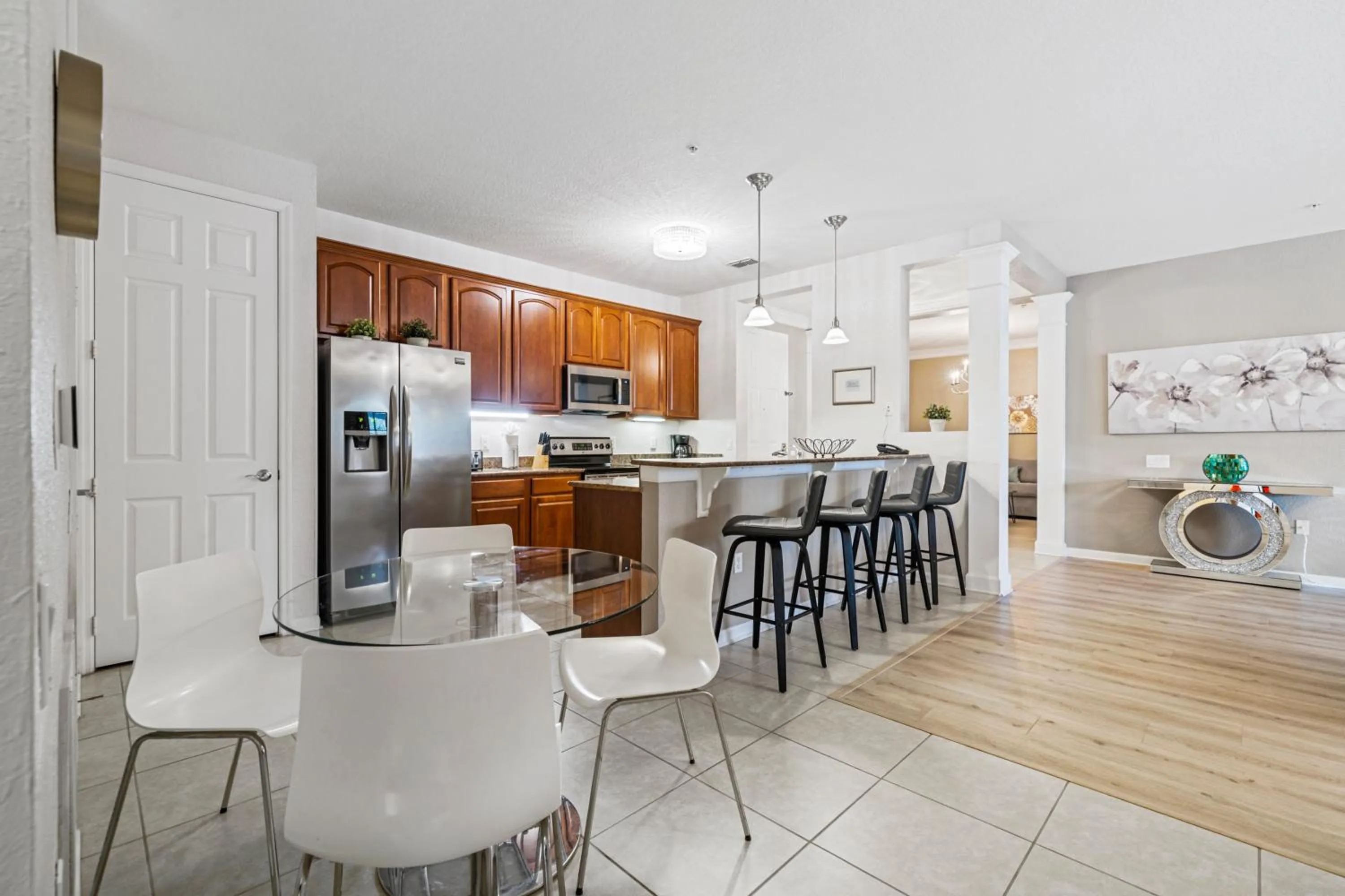 kitchen in Orlando Resort Rentals at Universal Boulevard
