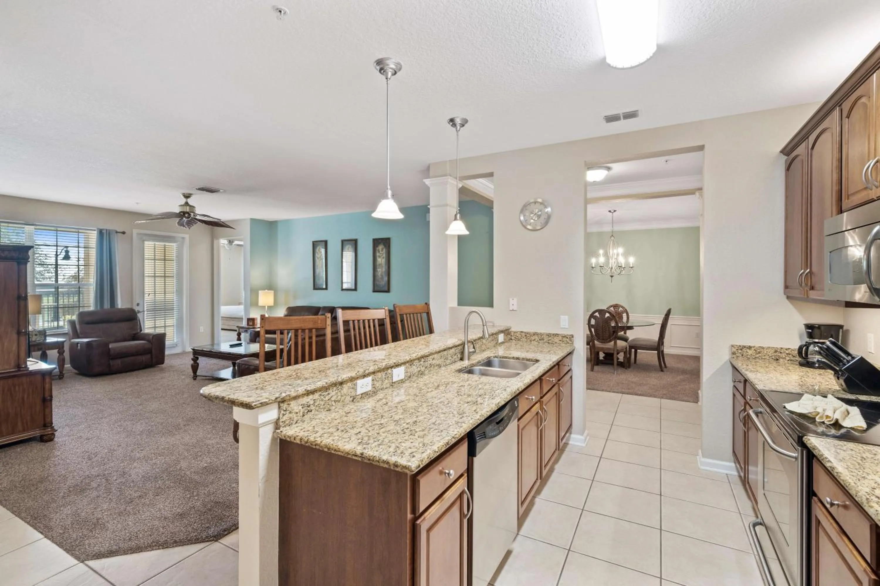 Kitchen or kitchenette in Orlando Resort Rentals at Universal Boulevard