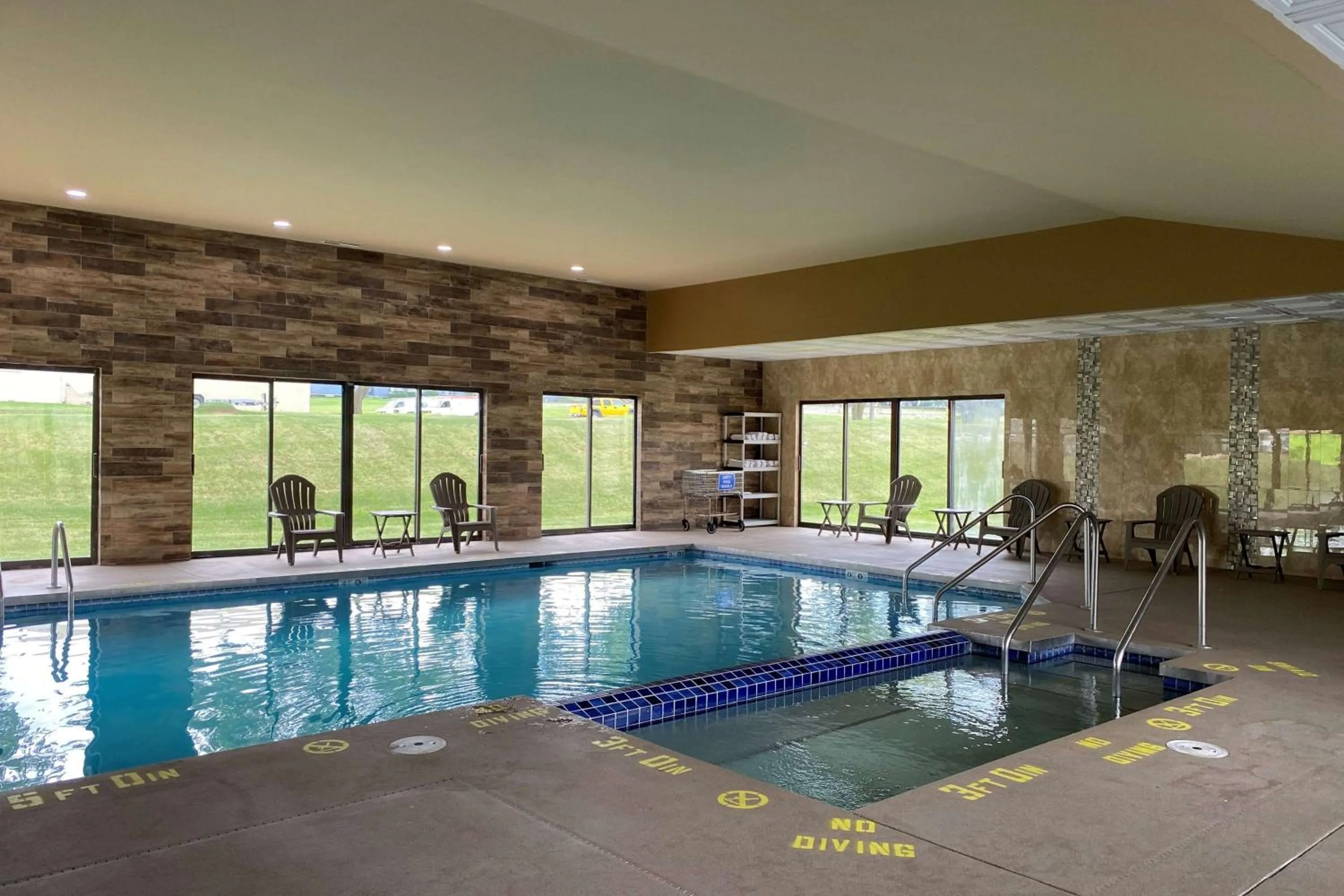 Swimming pool in AmericInn by Wyndham Fort Atkinson