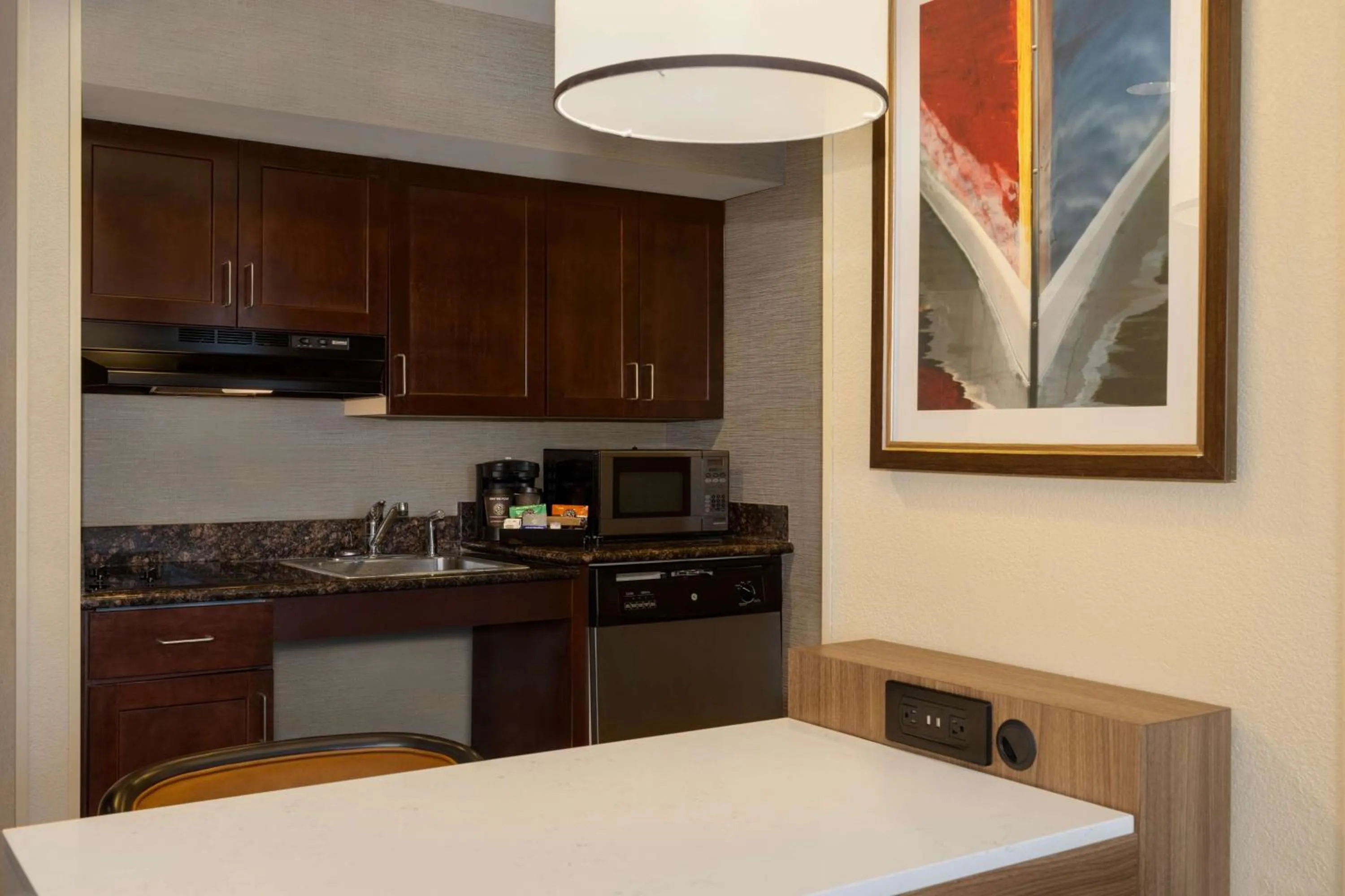 Kitchen or kitchenette in Homewood Suites Fredericksburg