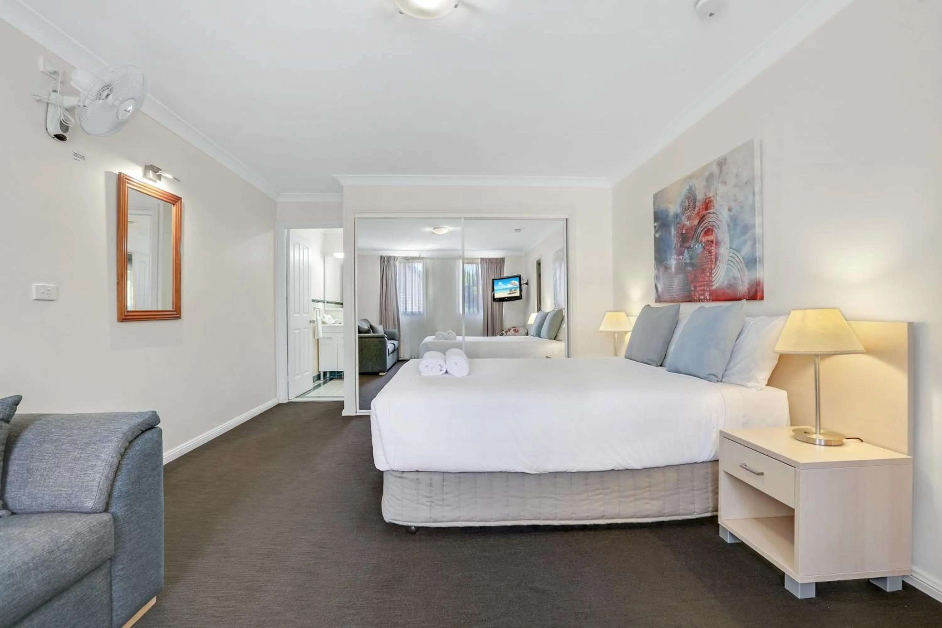 Bedroom, Bed in Terralong Terrace Apartments