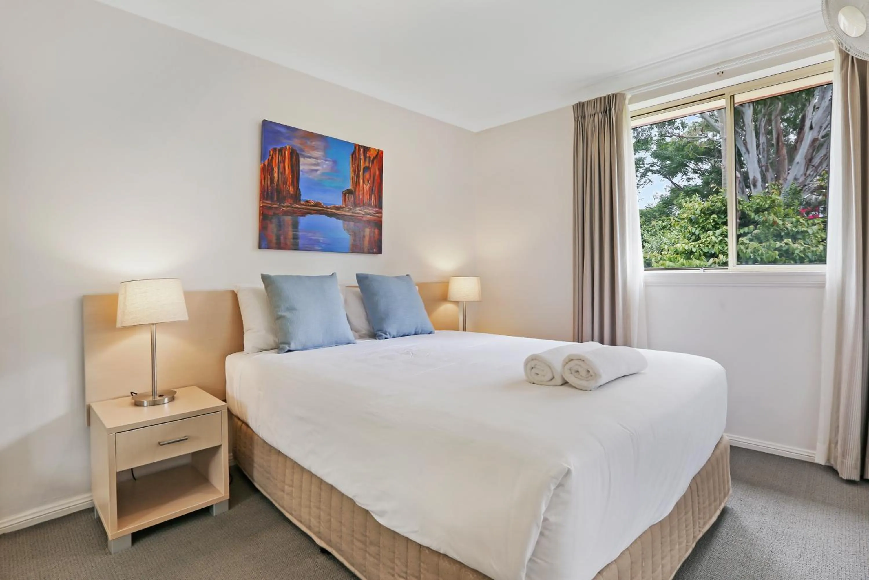 Bedroom, Bed in Terralong Terrace Apartments