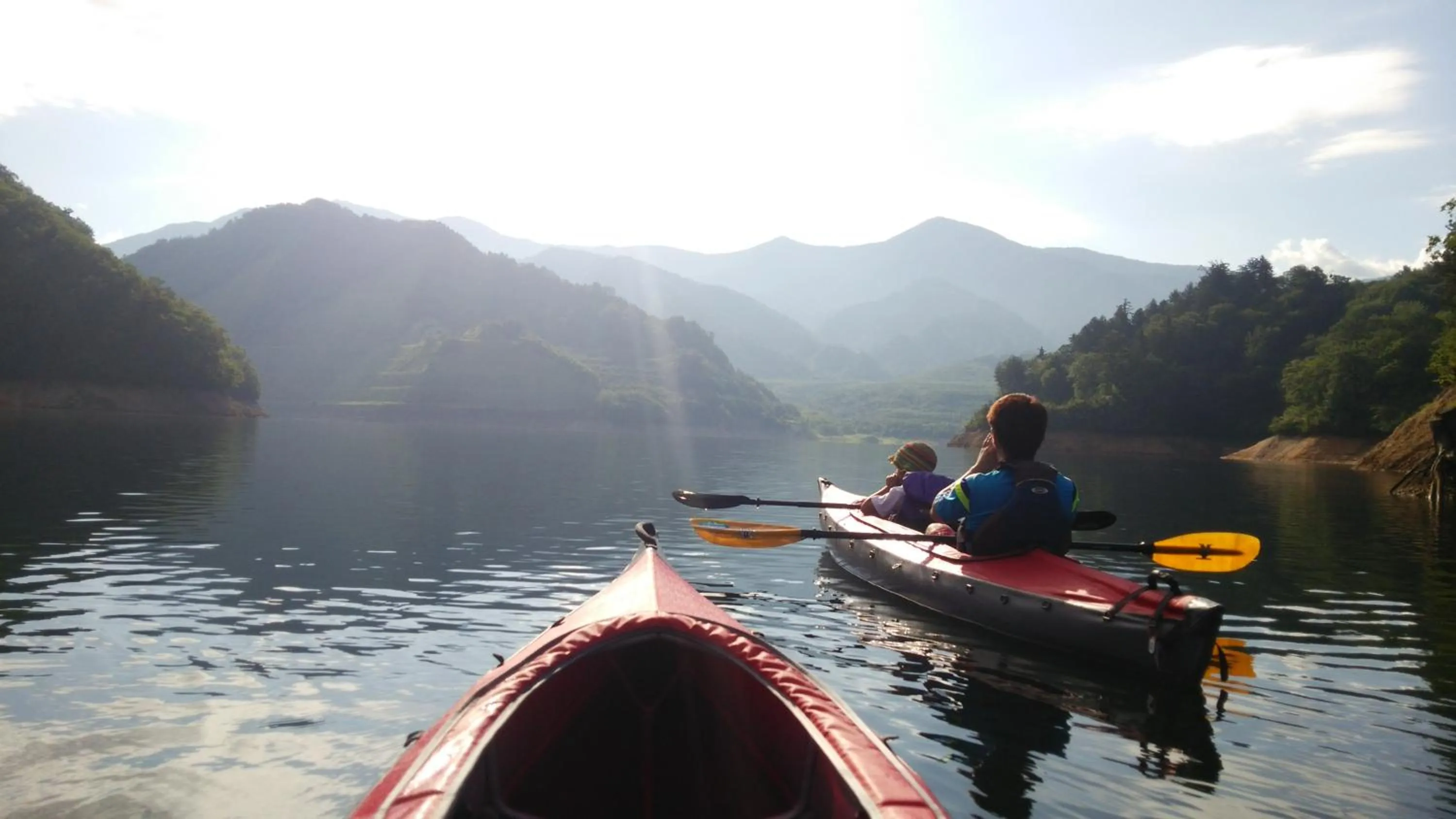 Canoeing in Oyado Matsubaya