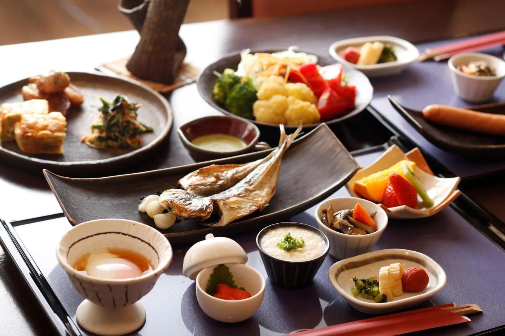 Breakfast in Super Hydrogen Rich Spa Yado Kanzan