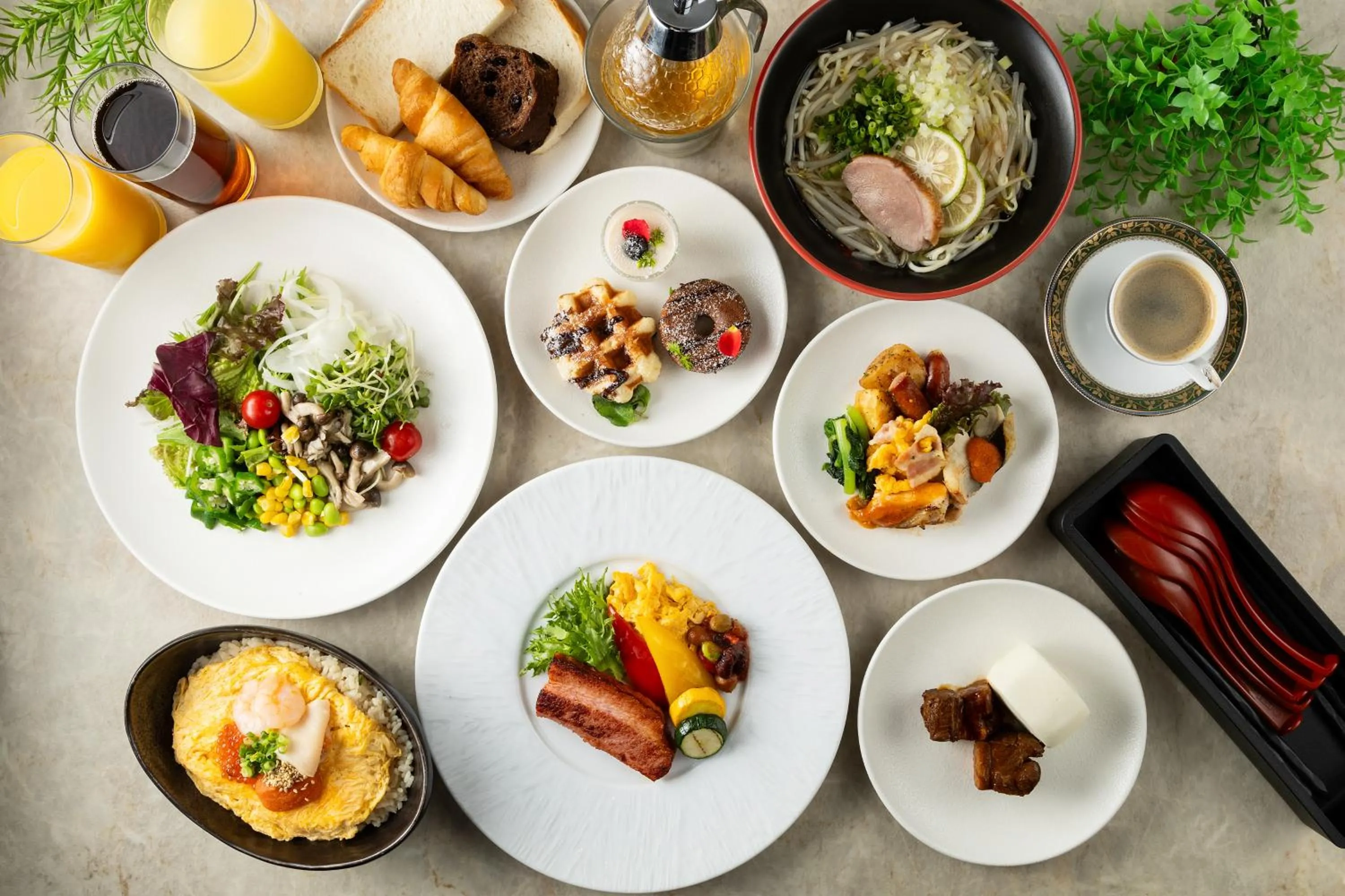 Breakfast in The Royal Park Hotel Fukuoka