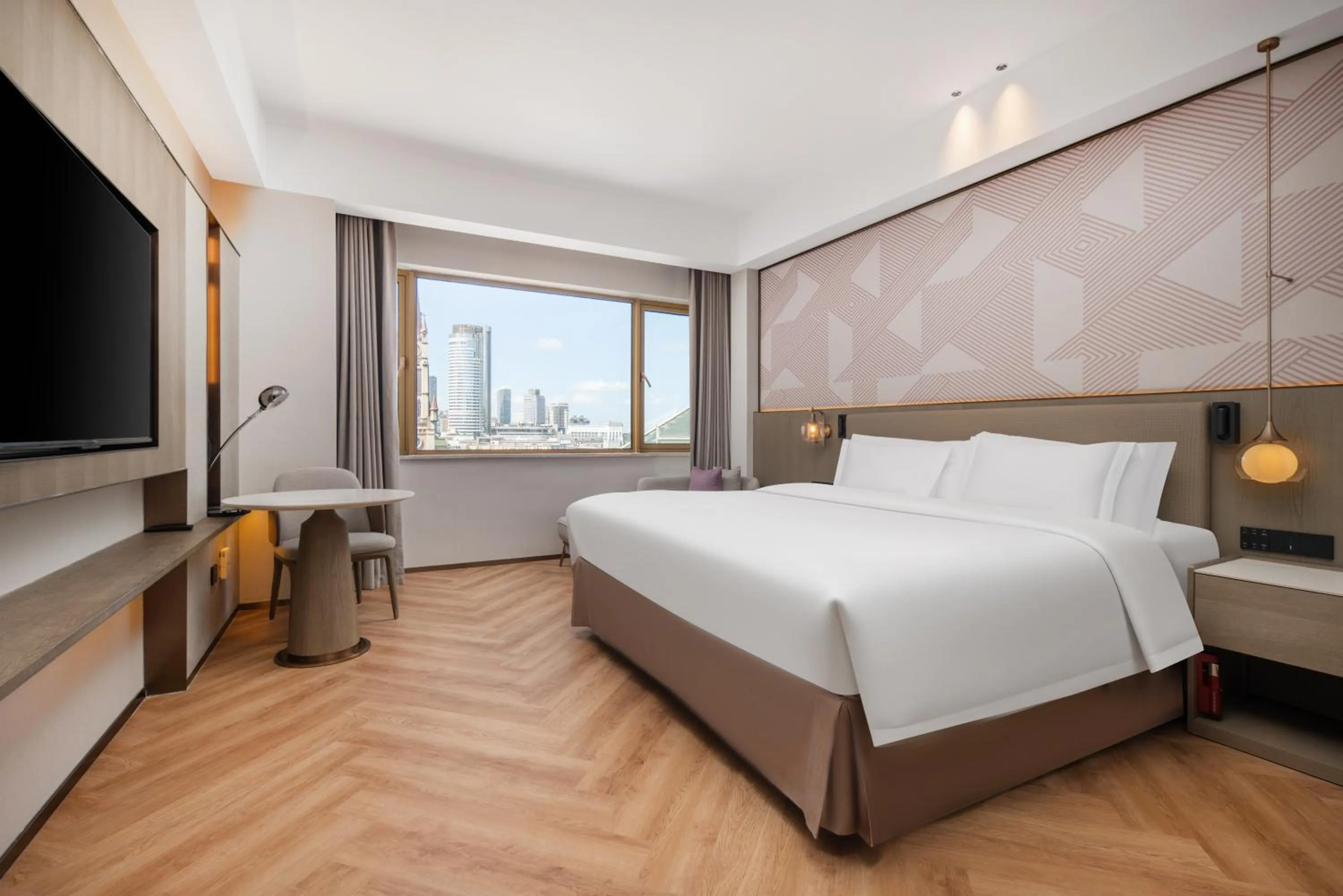Bedroom, Bed in Crowne Plaza City Center Ningbo by IHG