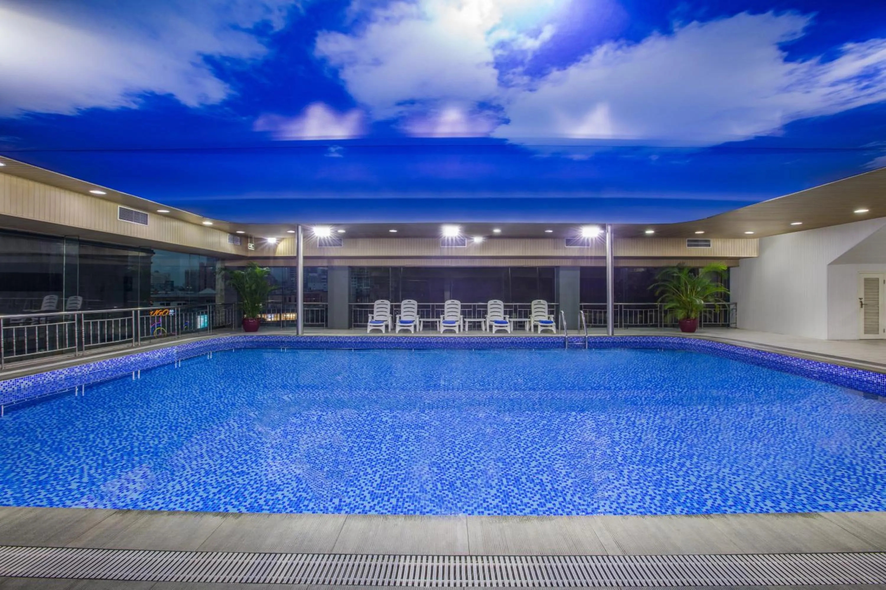 Swimming pool in Crowne Plaza City Center Ningbo by IHG