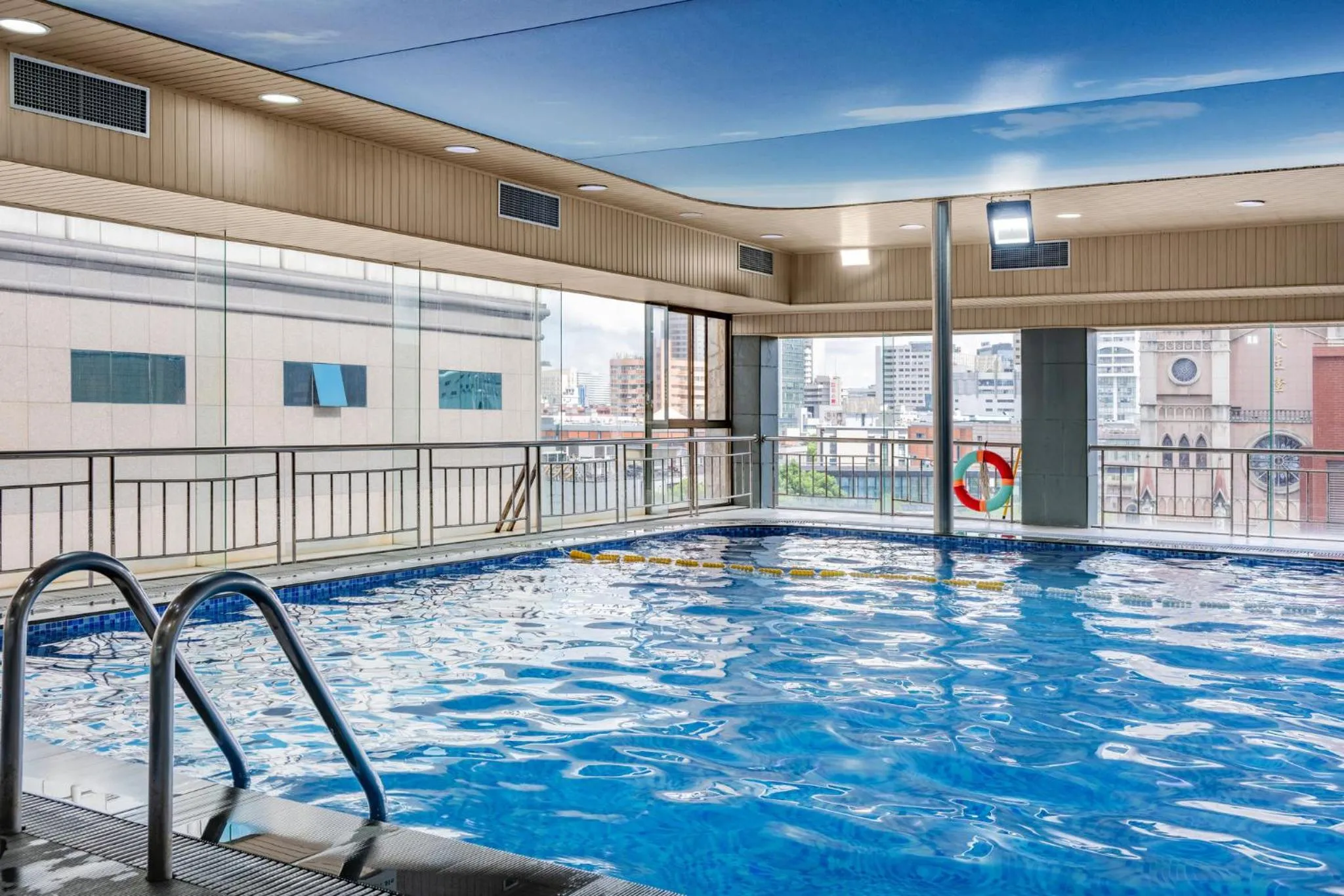 Swimming pool in Crowne Plaza City Center Ningbo by IHG