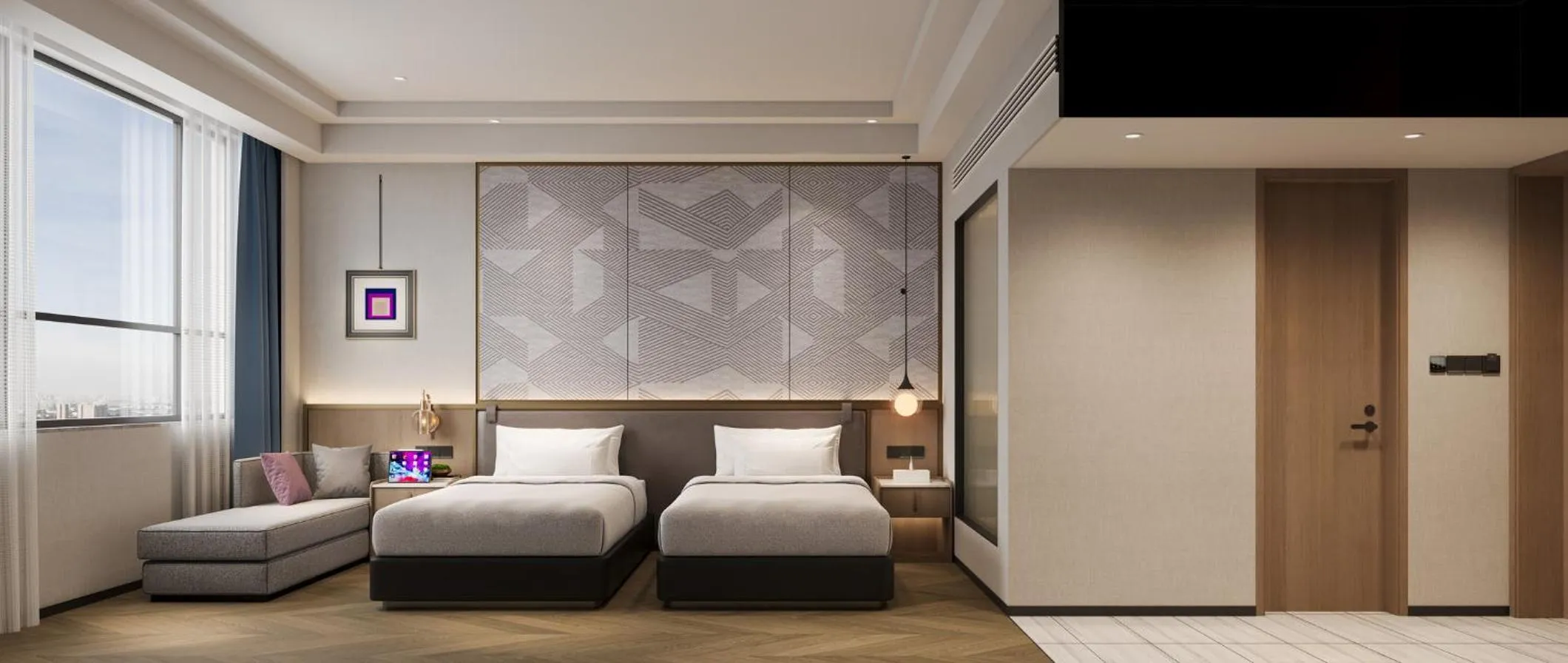 Photo of the whole room, Bed in Crowne Plaza City Center Ningbo by IHG