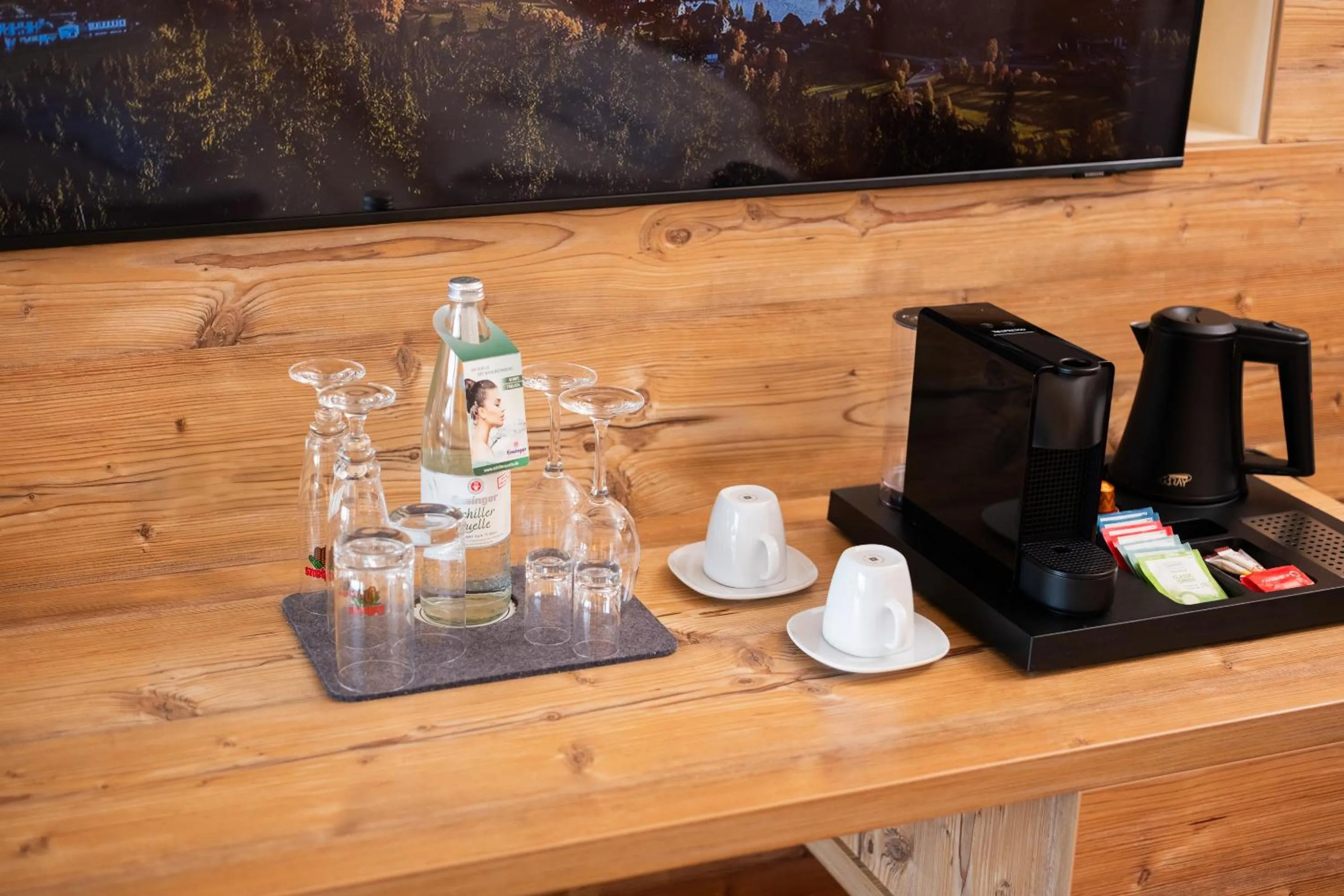 Coffee/tea facilities in Hotel Vier Jahreszeiten am Schluchsee
