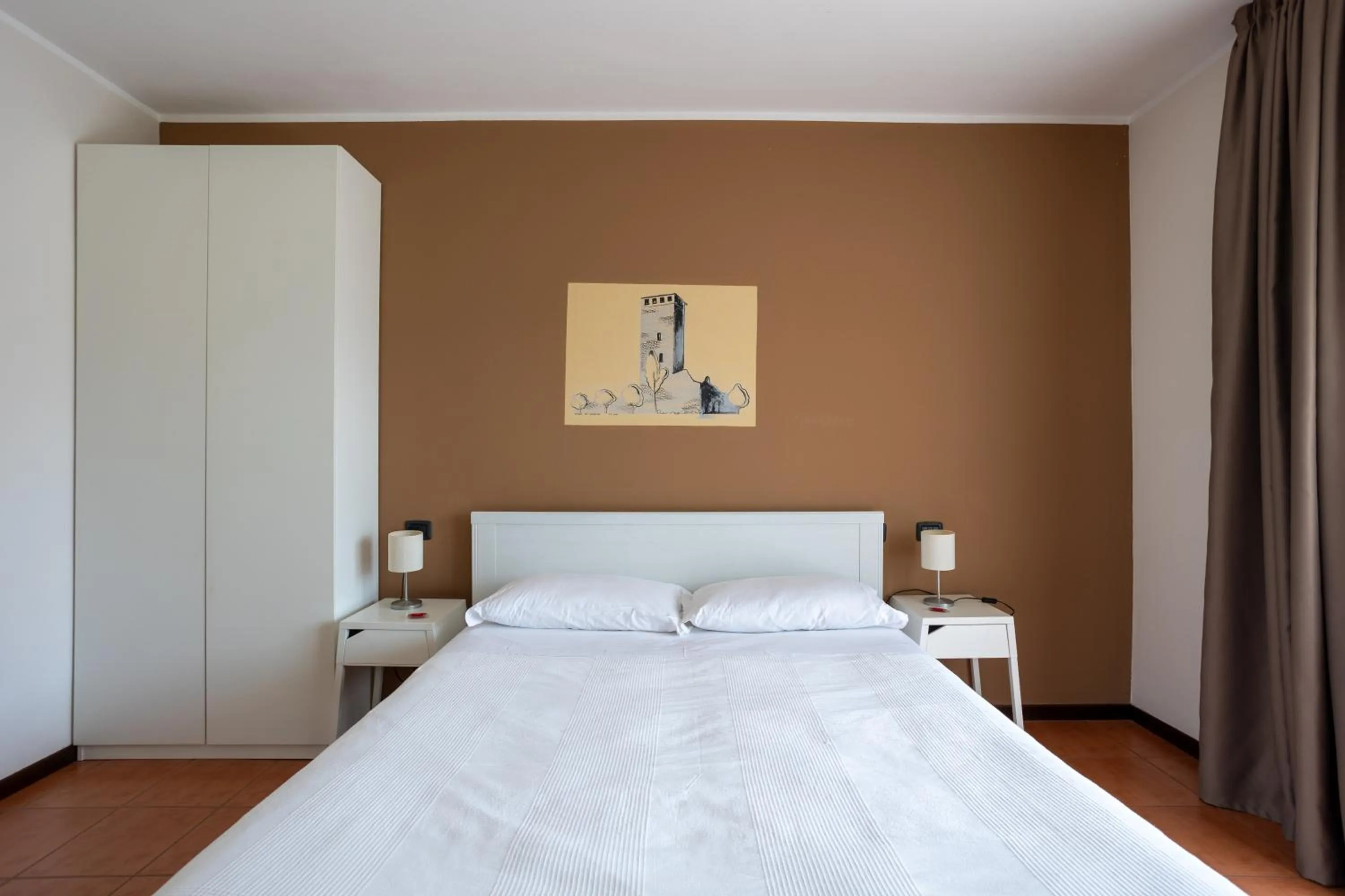 Bed in Hotel Fontaine Bleue