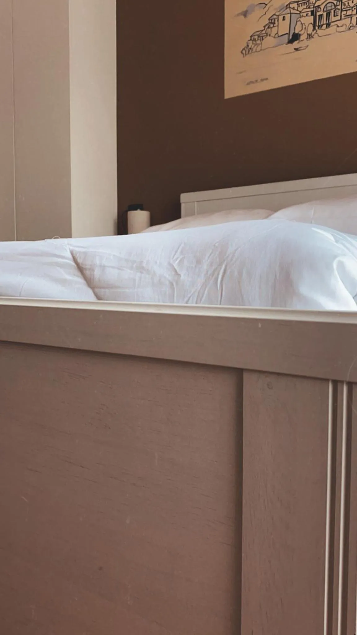 Bed in Hotel Fontaine Bleue