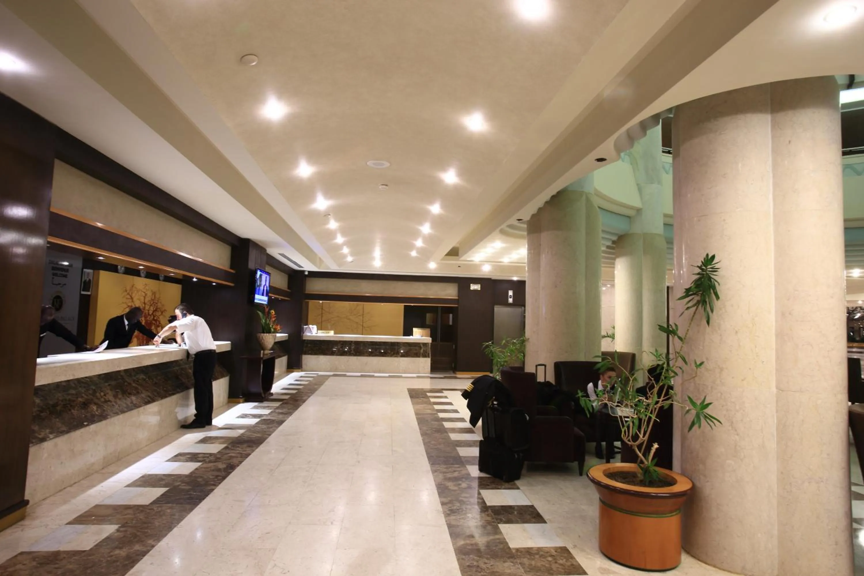 Staff in King Fahd Palace Hotel