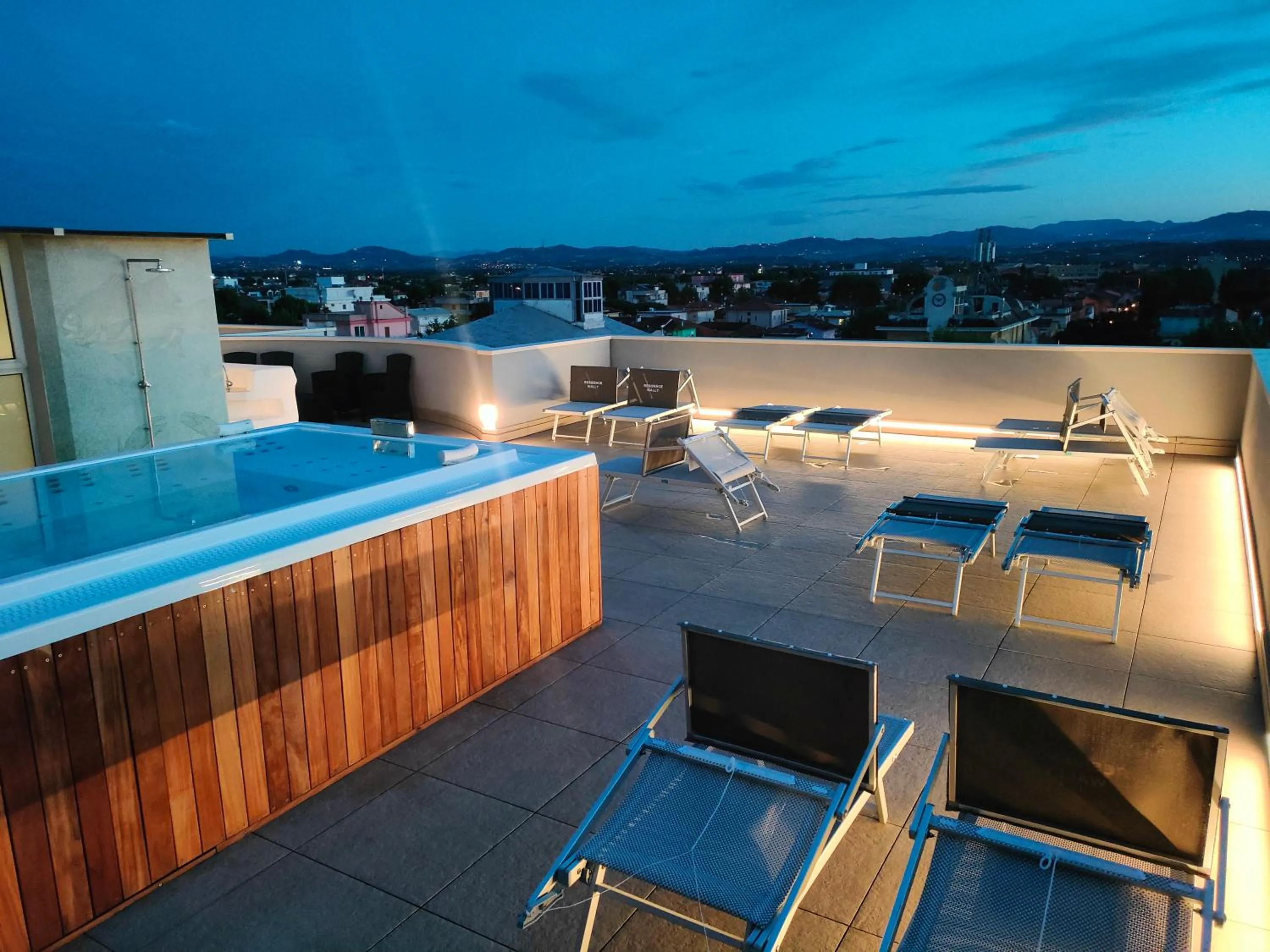 Hot Tub in Wally Residence