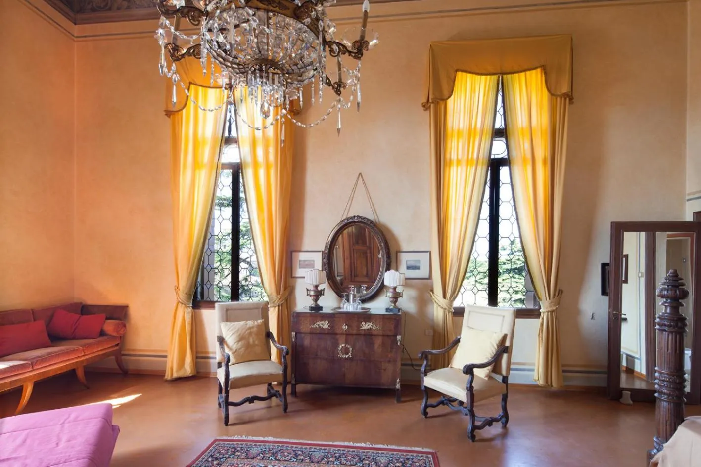 Seating area in Castello di Roncade