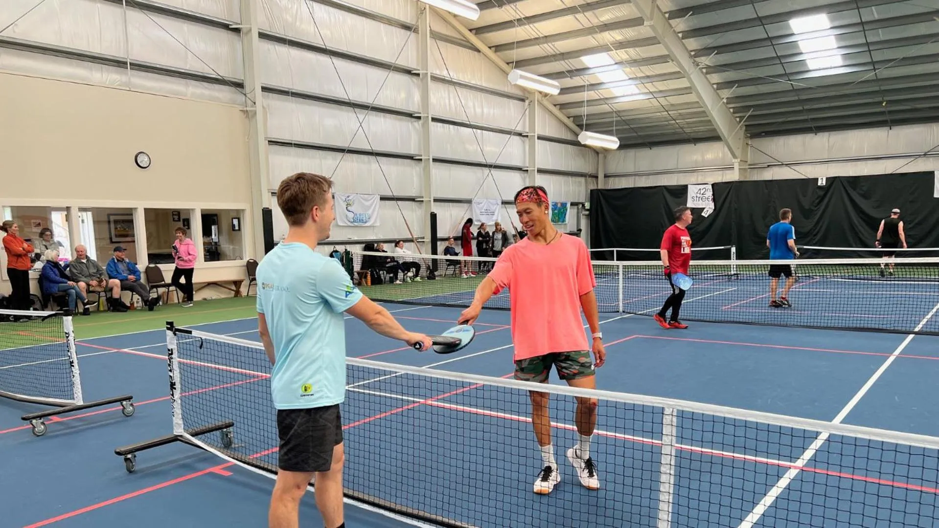 Tennis court in Lighthouse Oceanfront Resort