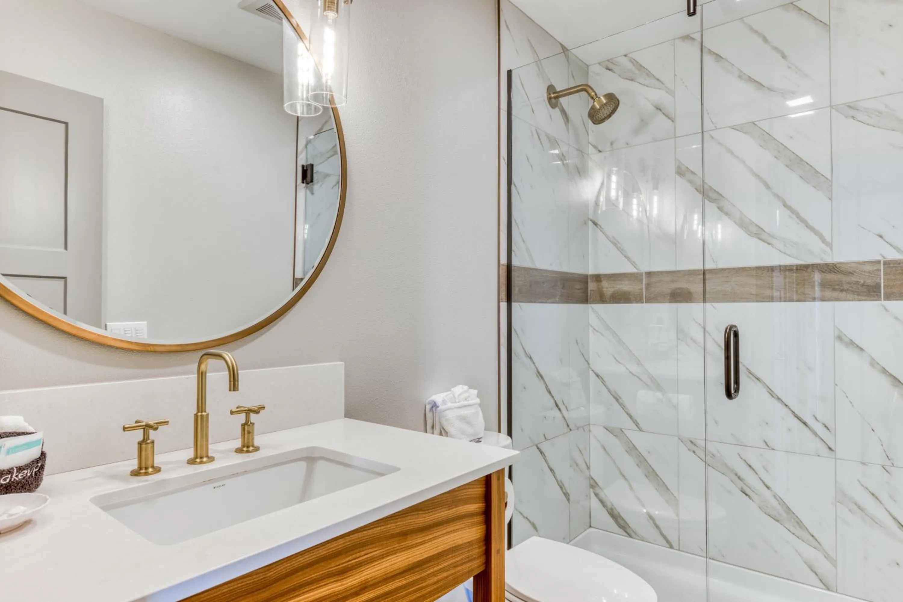 Bathroom in Lighthouse Oceanfront Resort
