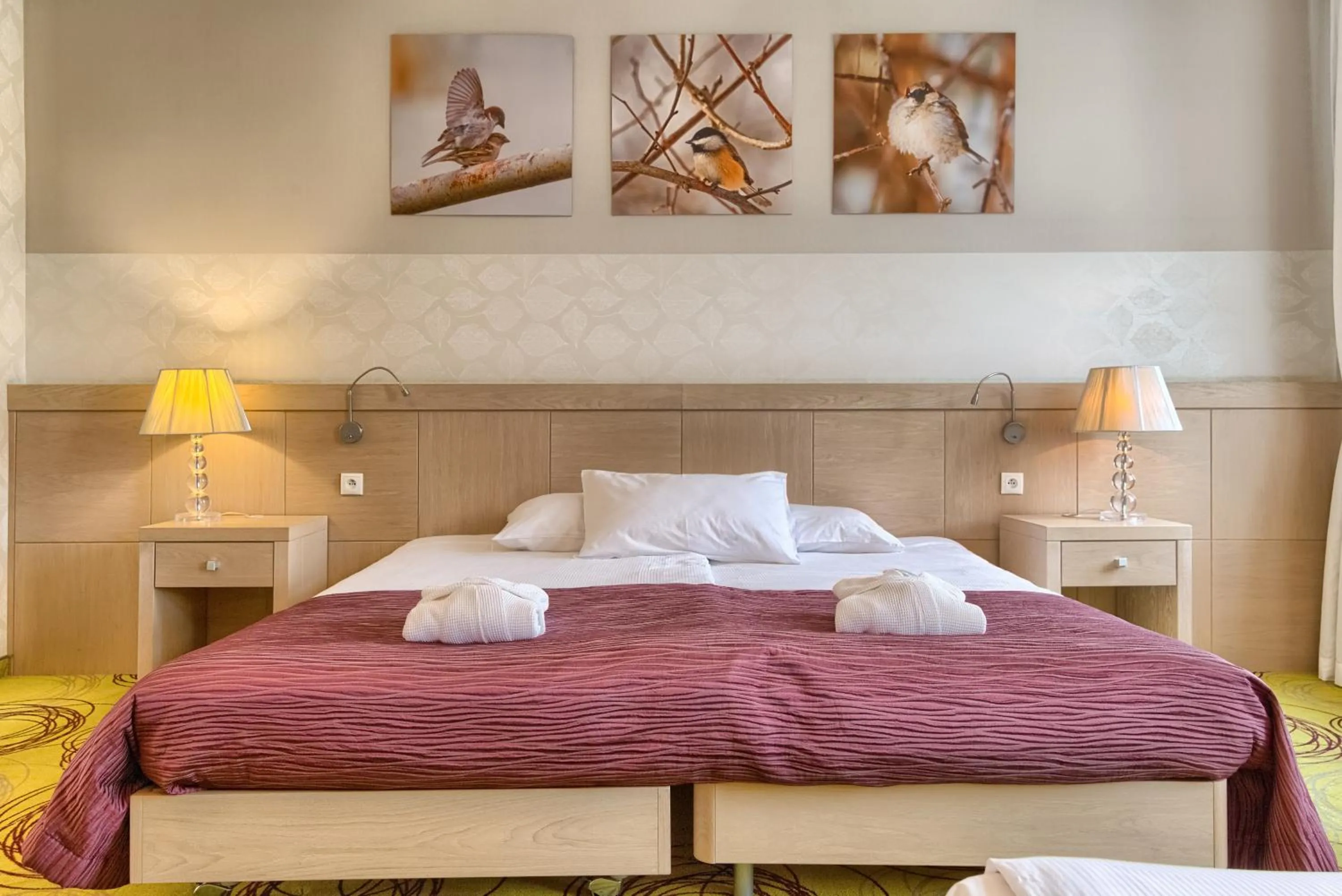 Bed in Hanza Pałac Wellness & SPA