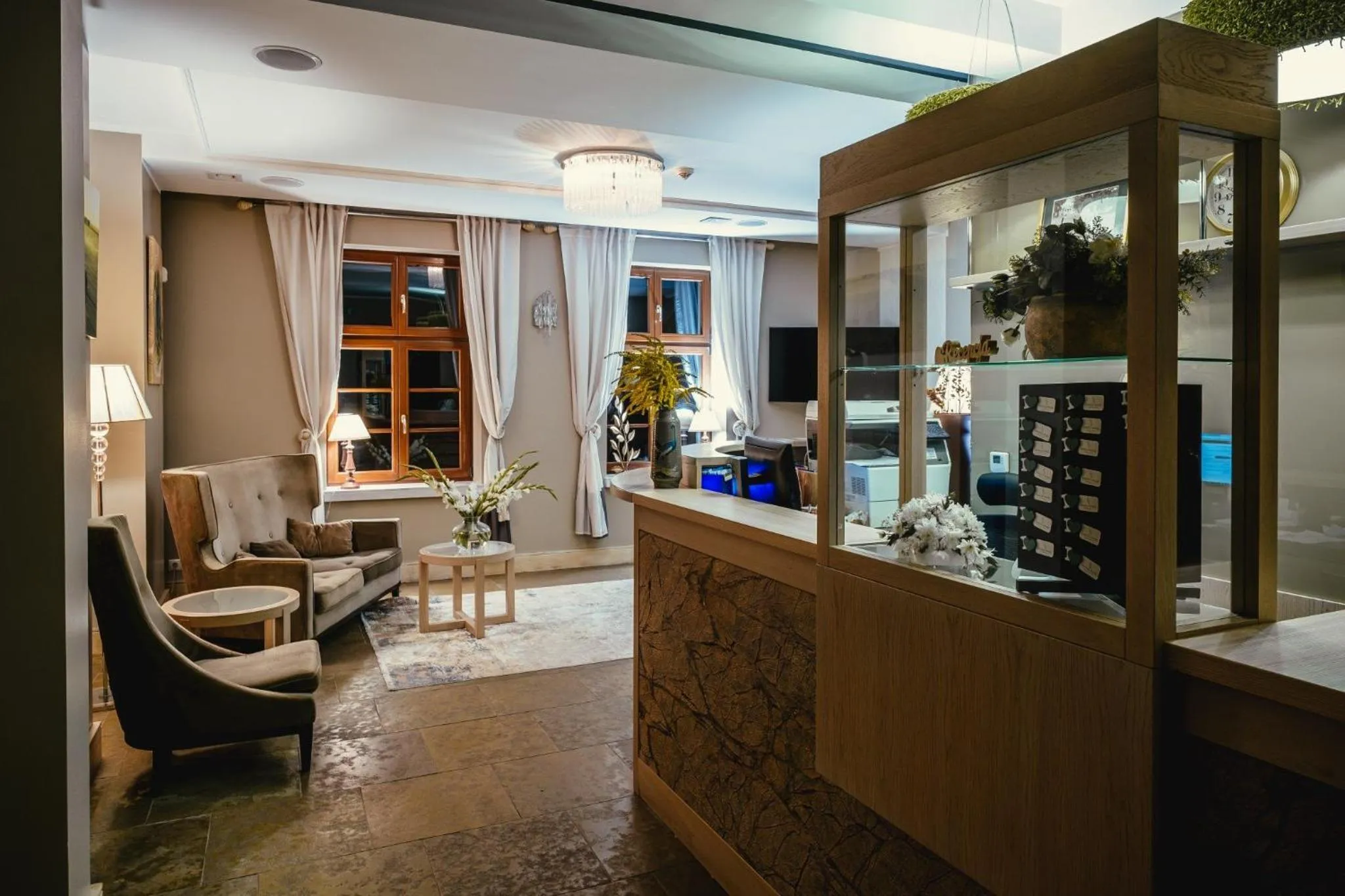 Lobby or reception in Hanza Pałac Wellness & SPA