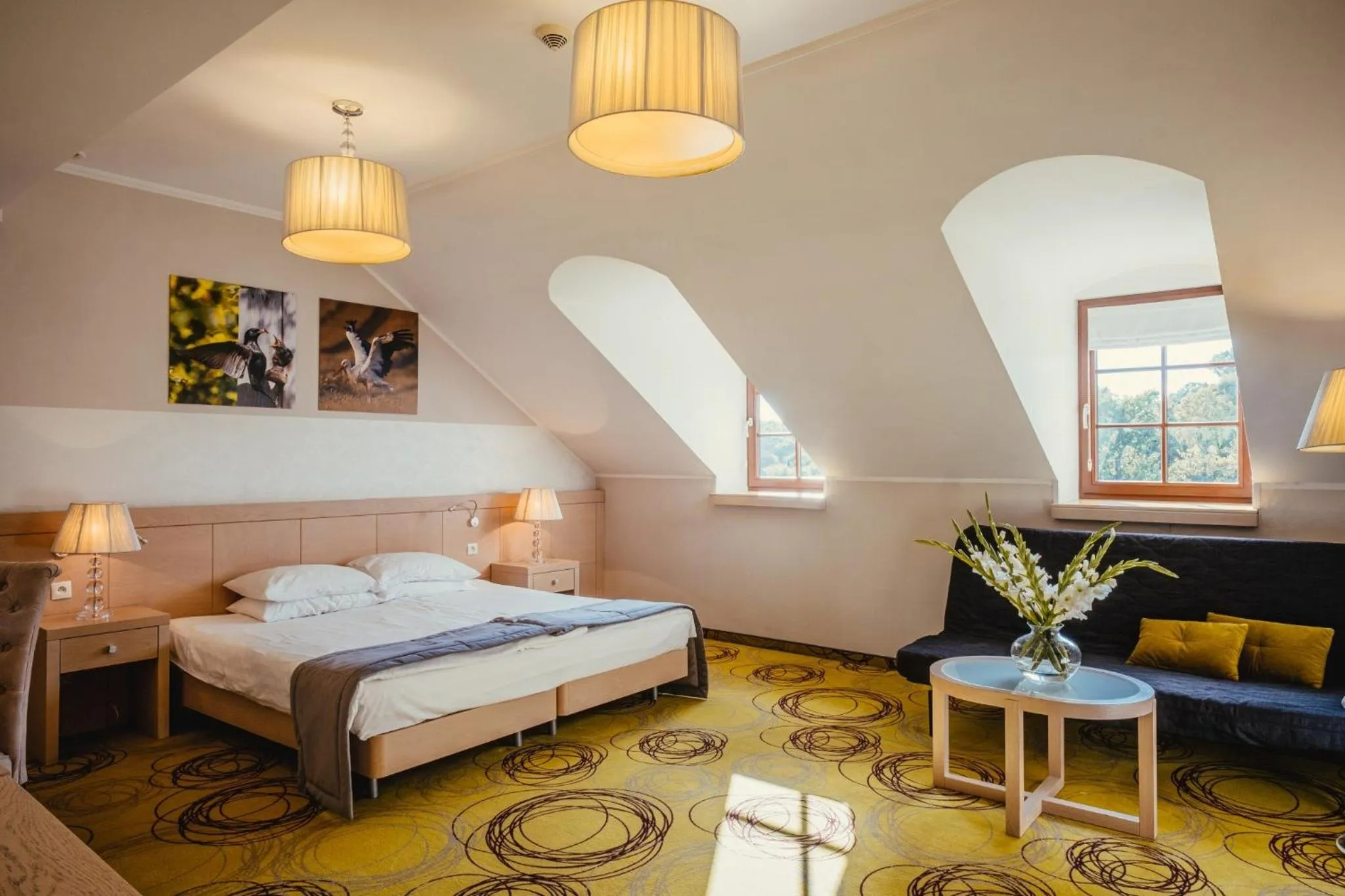 Photo of the whole room, Bed in Hanza Pałac Wellness & SPA