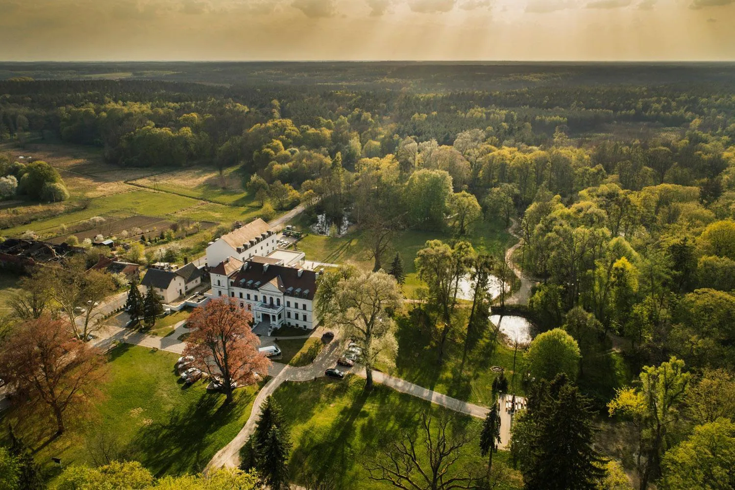 Bird's eye view in Hanza Pałac Wellness & SPA