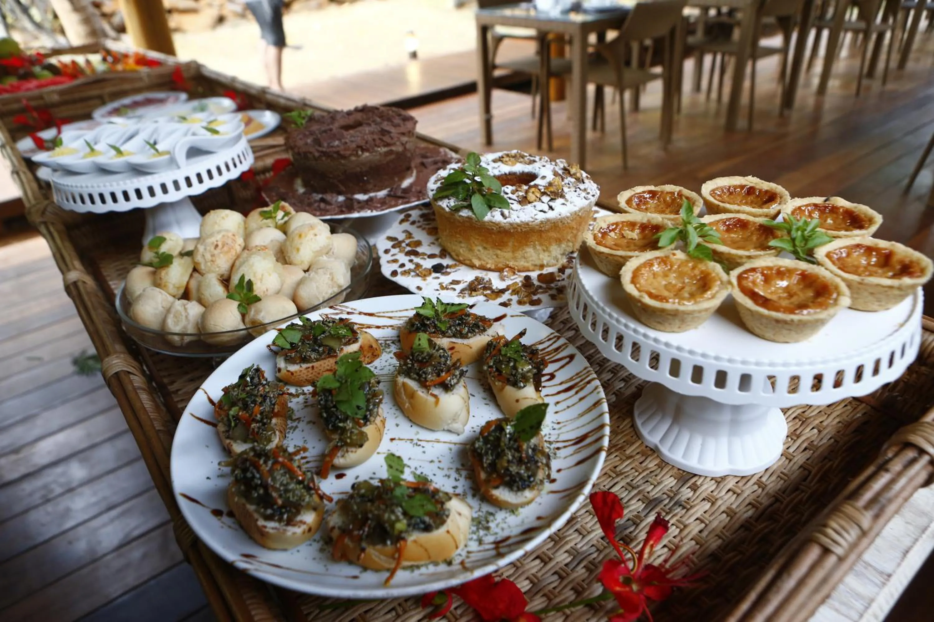 Restaurant/places to eat in Pousada Recanto