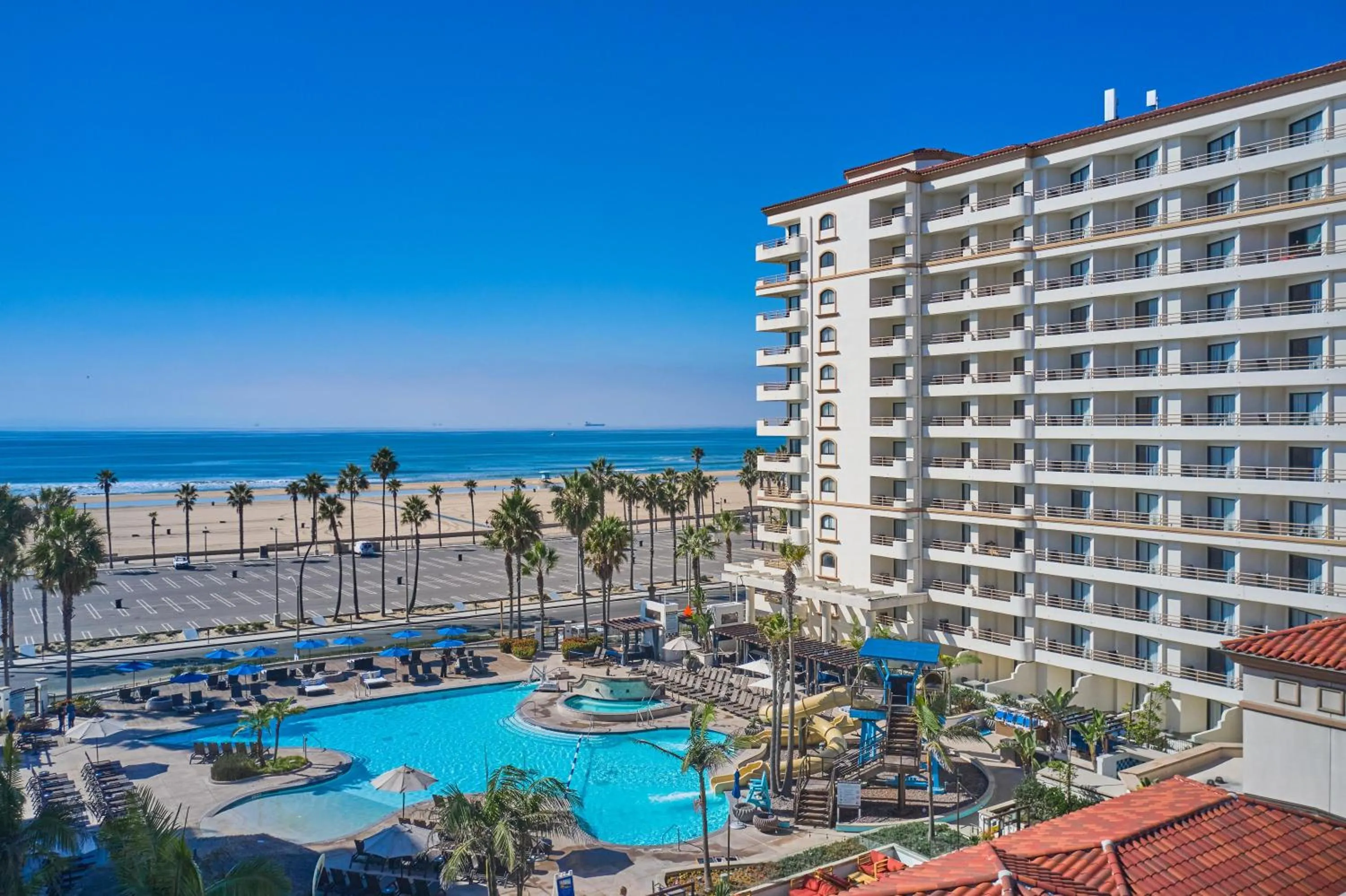 Property building in The Waterfront Beach Resort, A Hilton Hotel