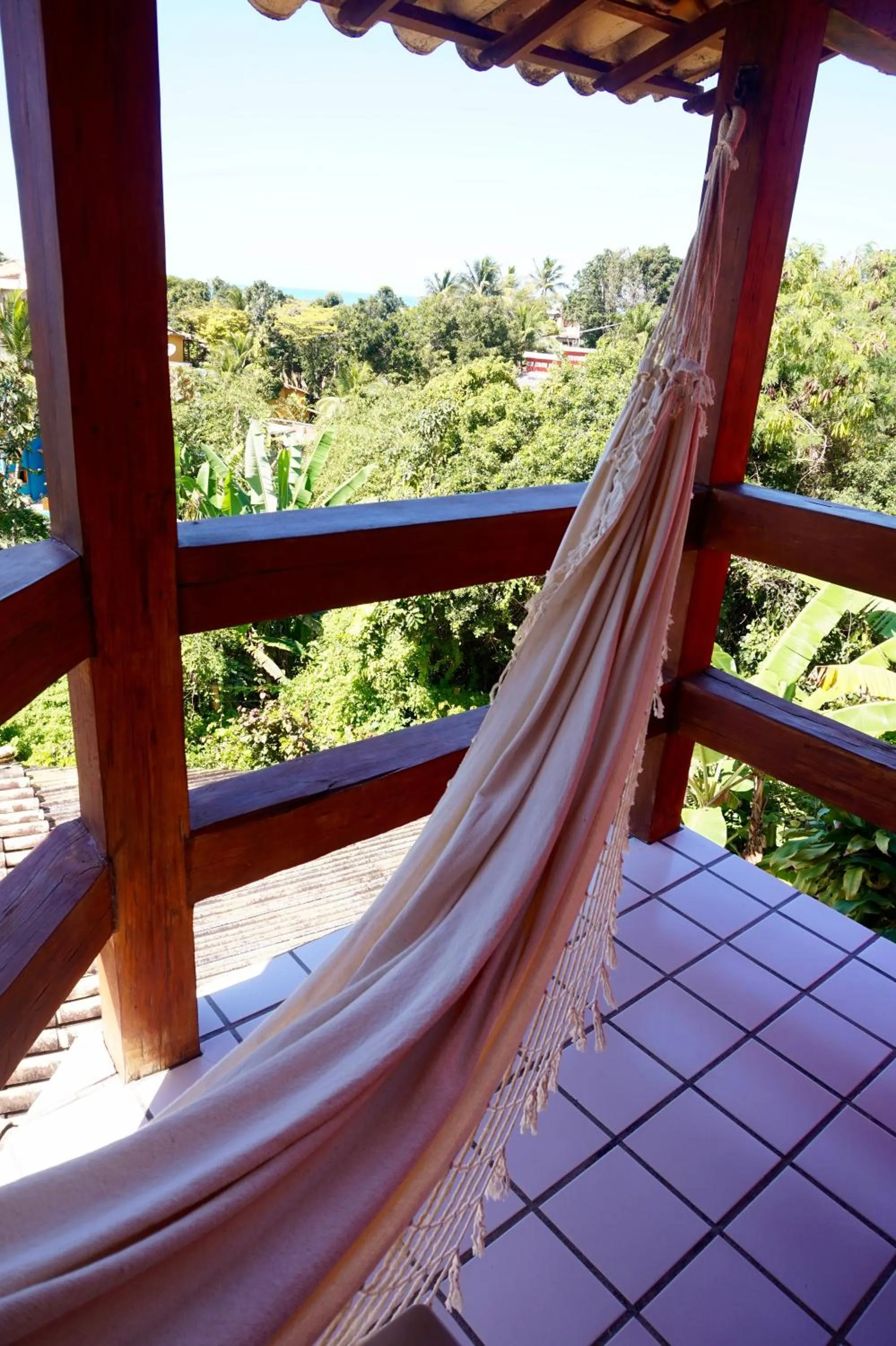 Balcony/Terrace in Novos Baianos Hostel e Pousada