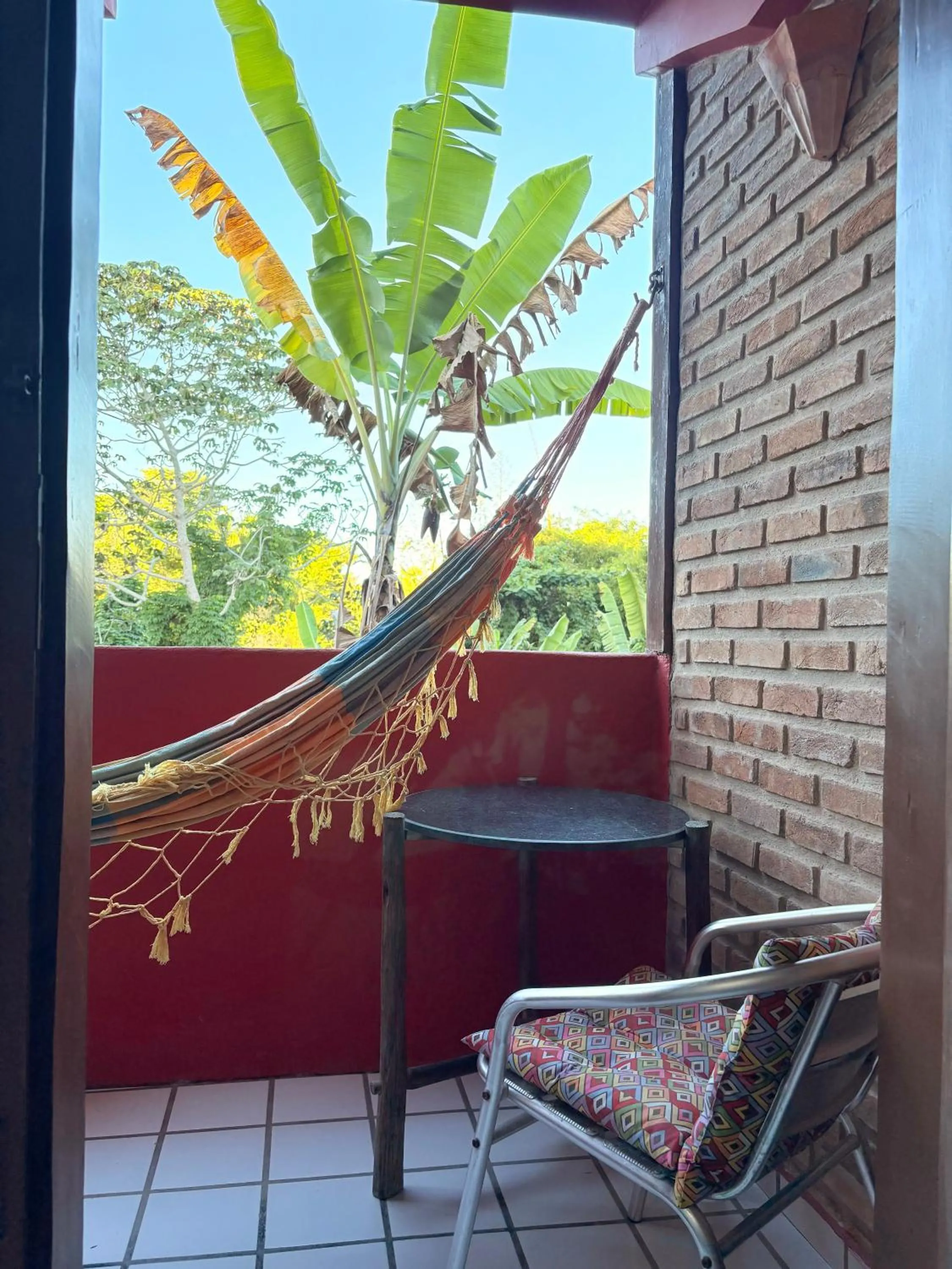 Balcony/Terrace in Novos Baianos Hostel e Pousada