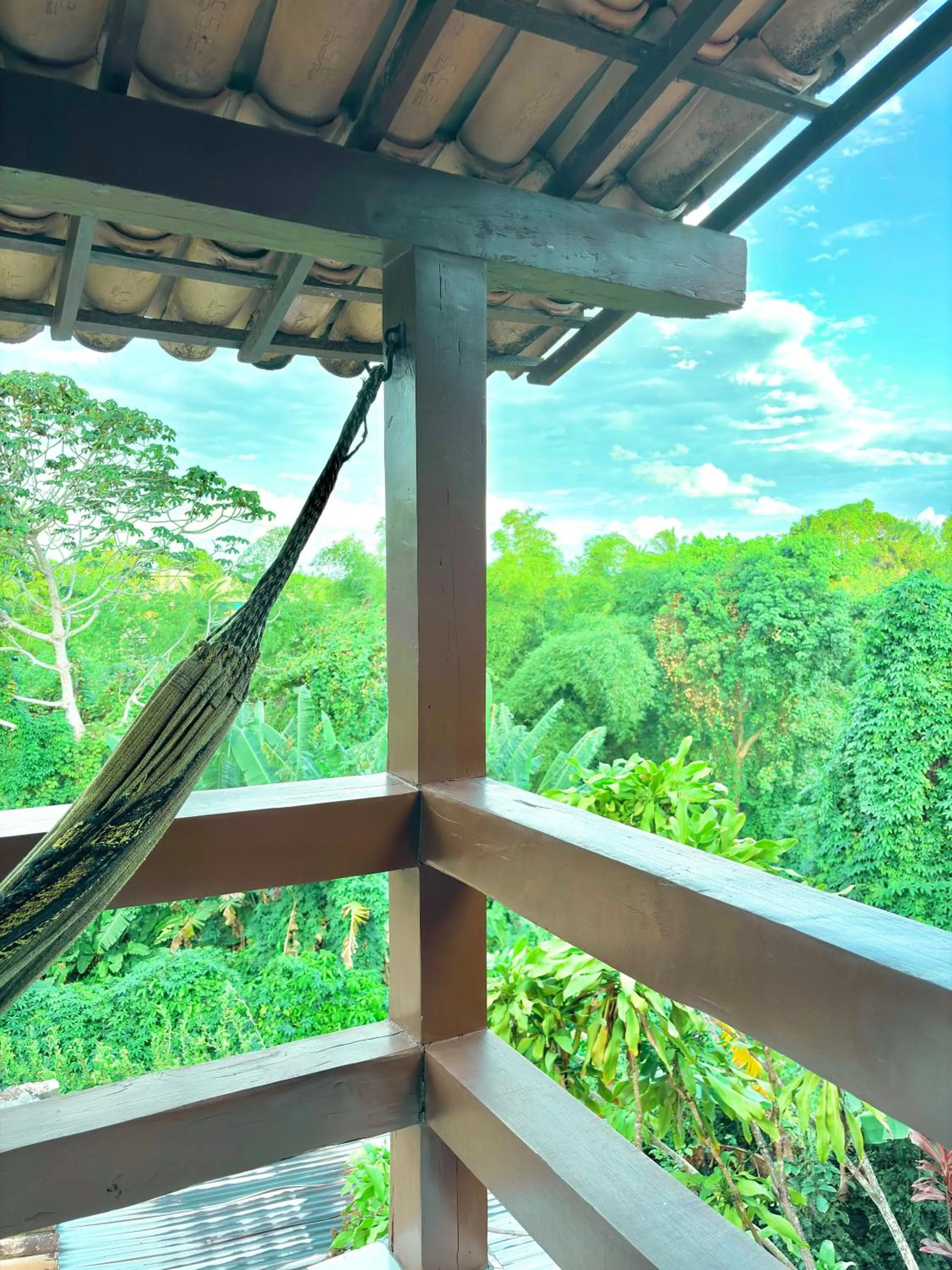 Balcony/Terrace in Novos Baianos Hostel e Pousada
