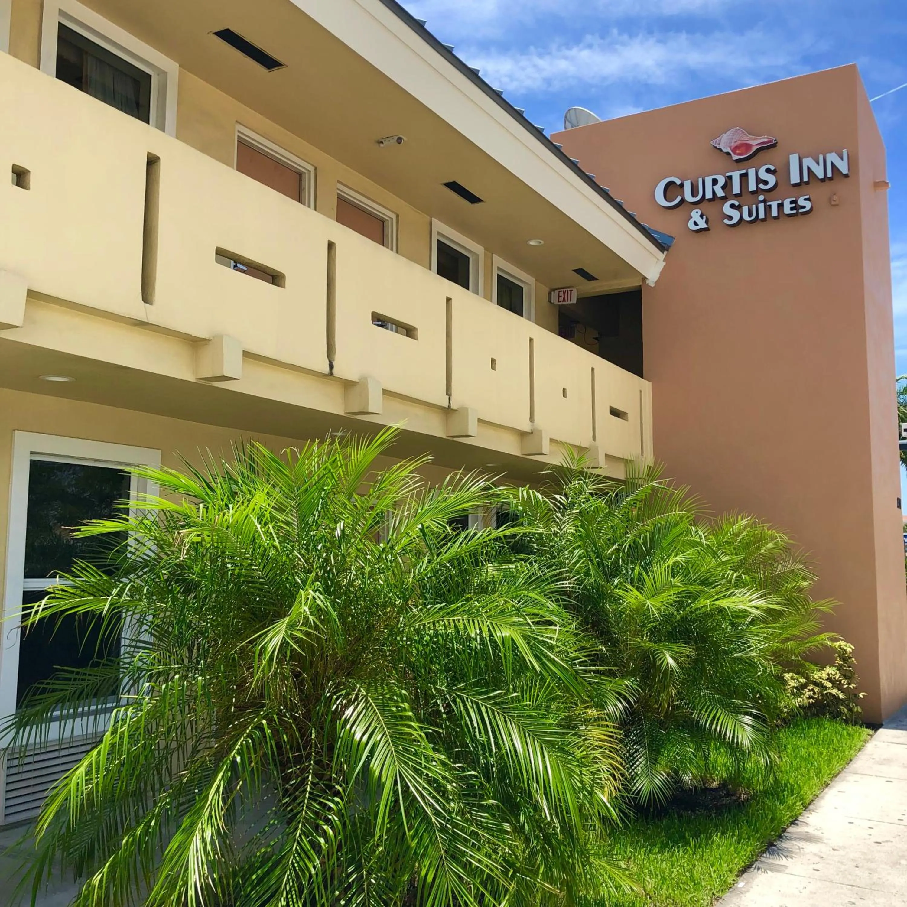 Property building in Curtis Inn & Suites